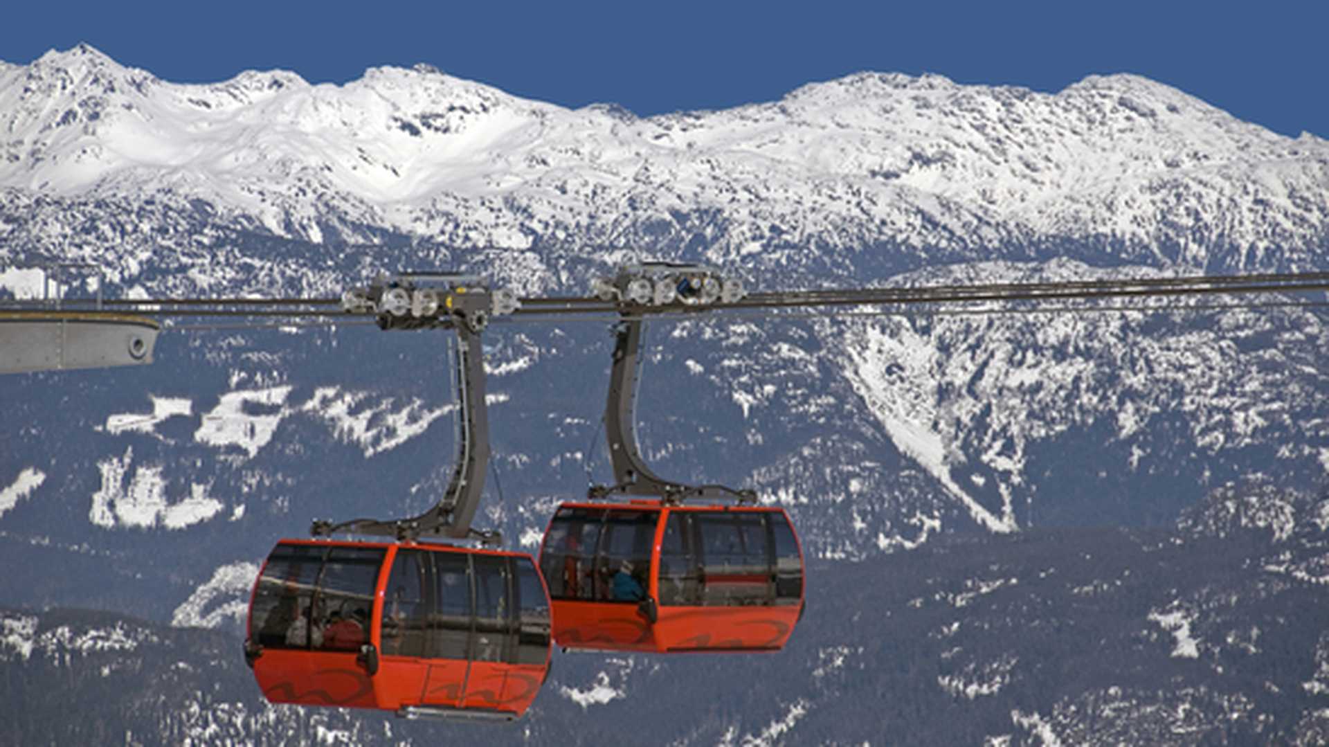 PEAK 2 PEAK Gondola, Whistler, BC, British Columbia, Canada