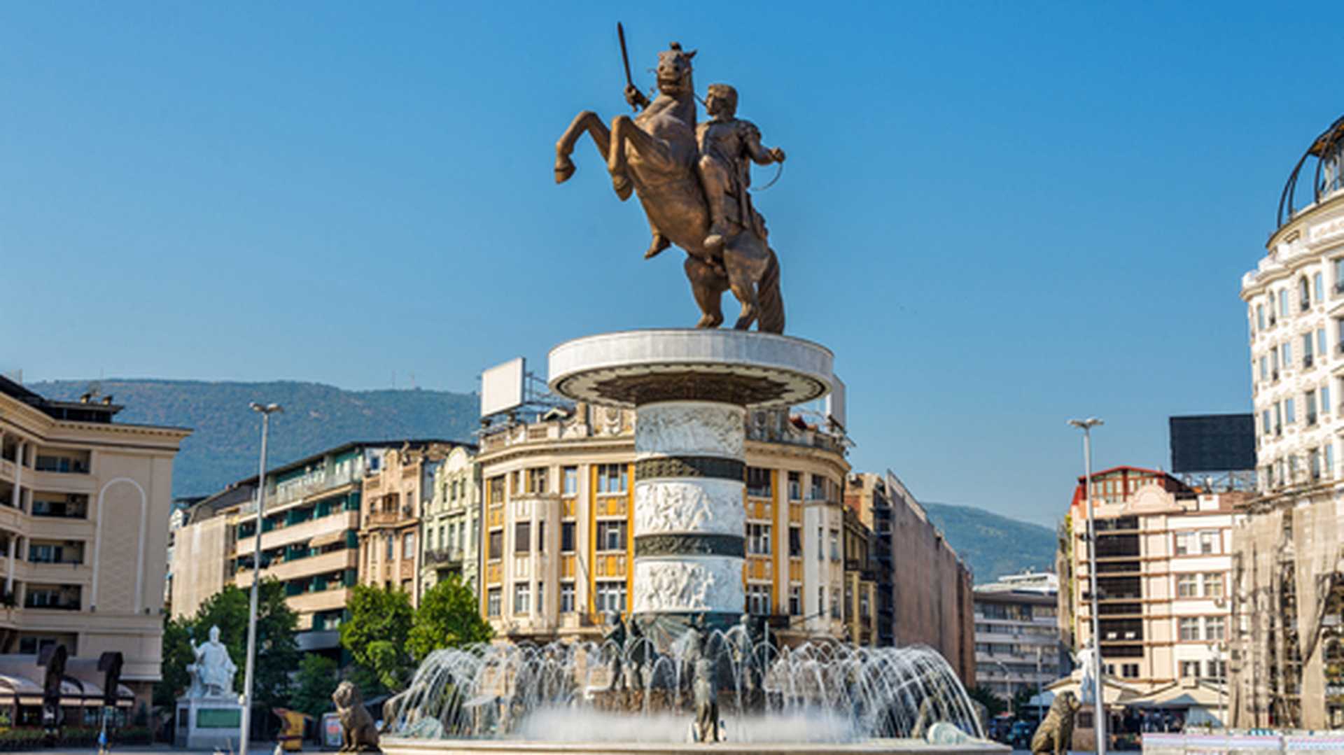Alexander the Great Monument in Skopje - Macedonia