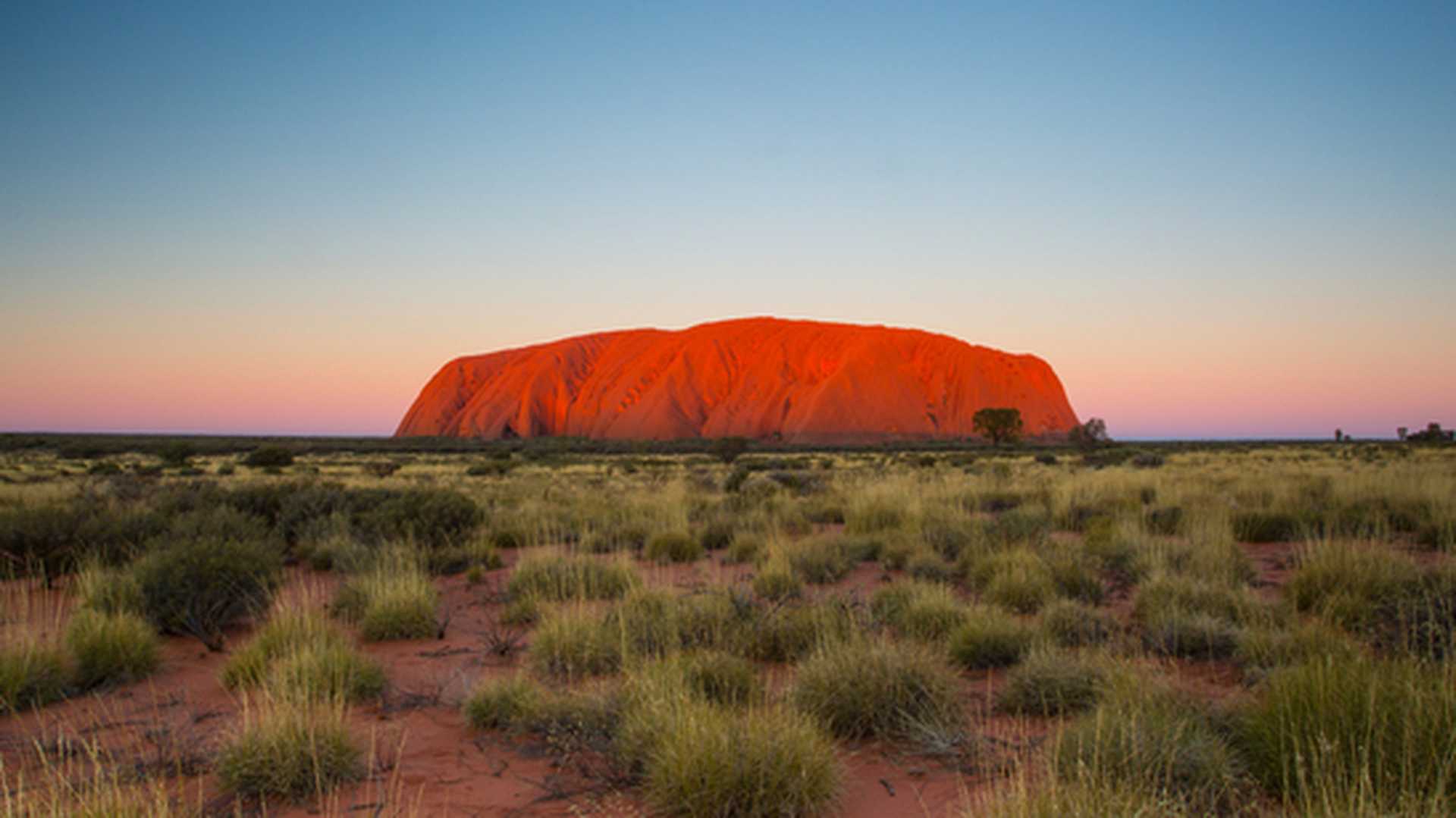 Stunning views across Uluru, Australia