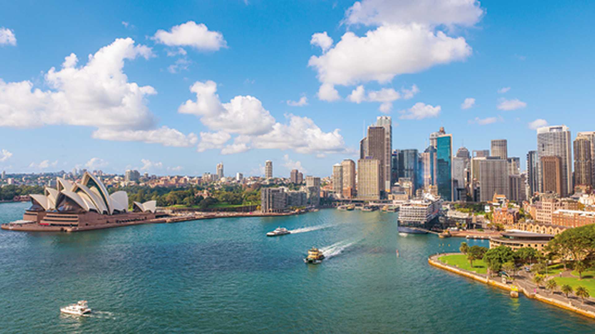 Circular Quay and Opera House, Sydney, NSW, Australia
