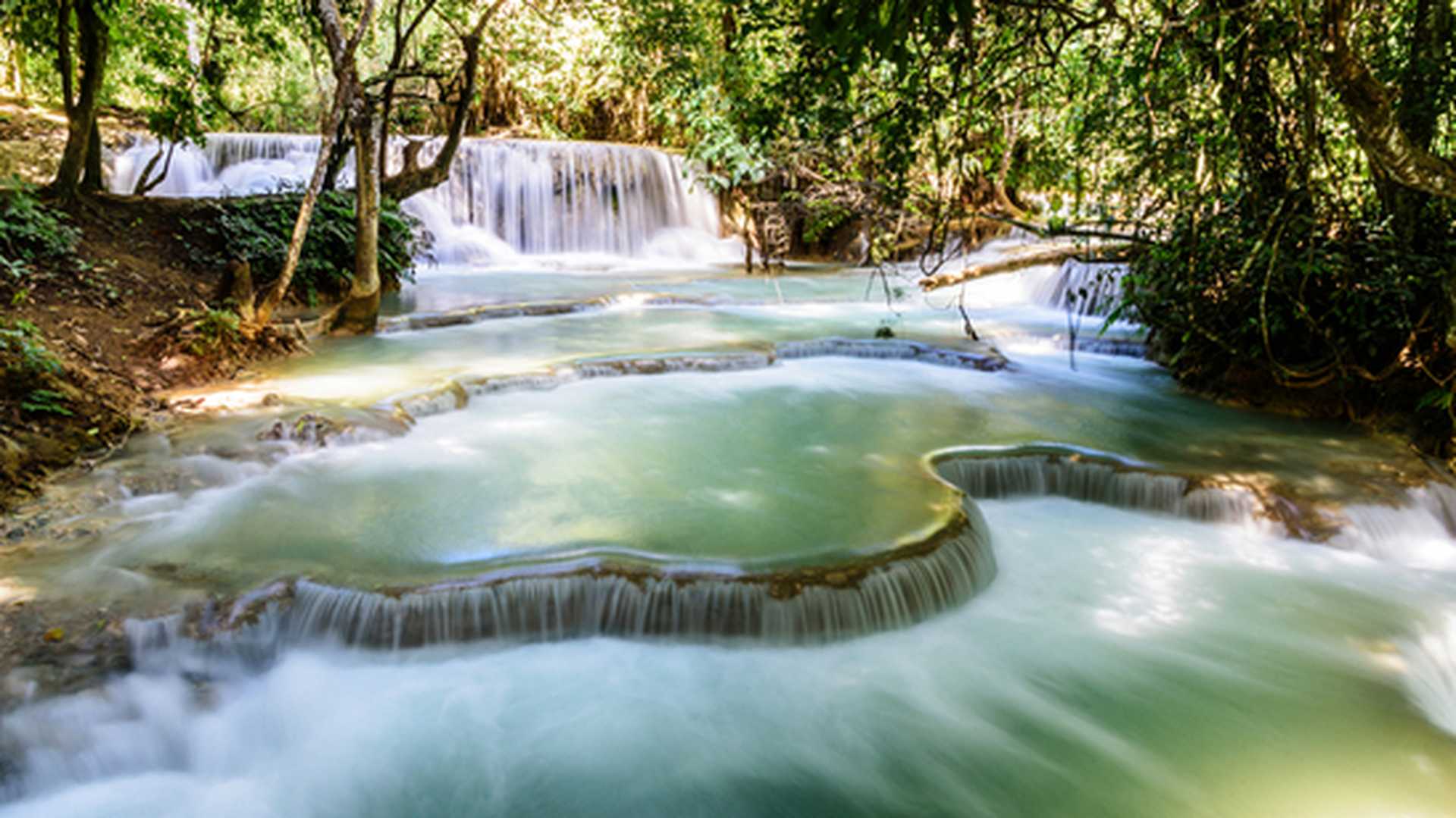 Kuang Si Waterfalls, Luang Phrabang, Laos