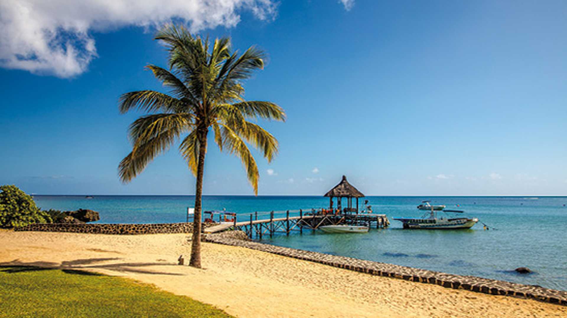 Beach at Balaclava, Mauritius
