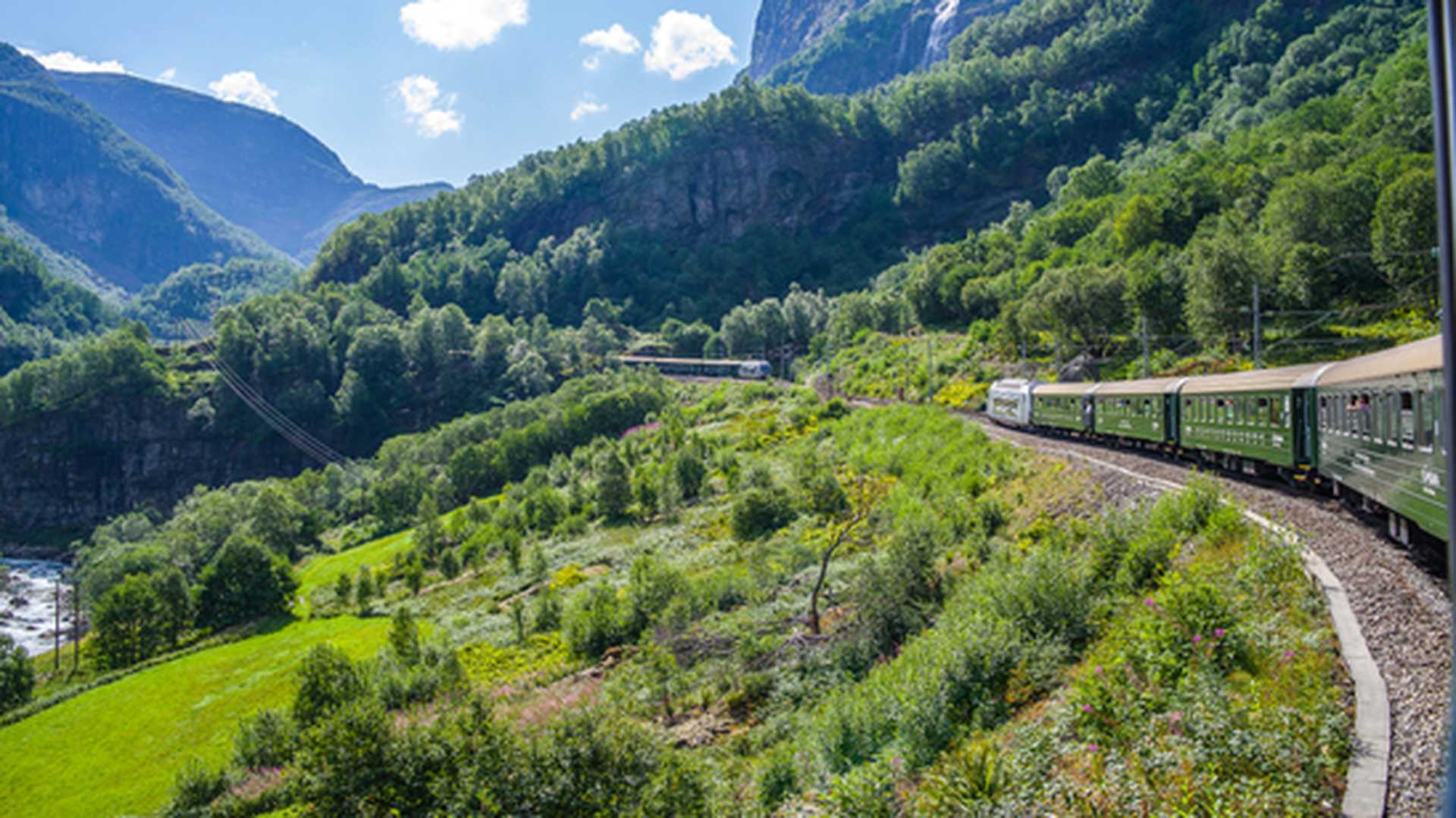 Flam railway in Norway
