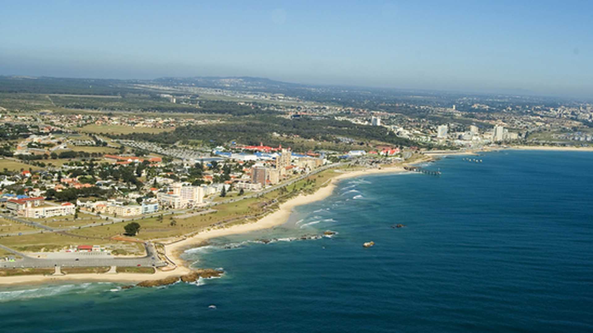 Port Elizabeth, South Africa - Aerial Shot