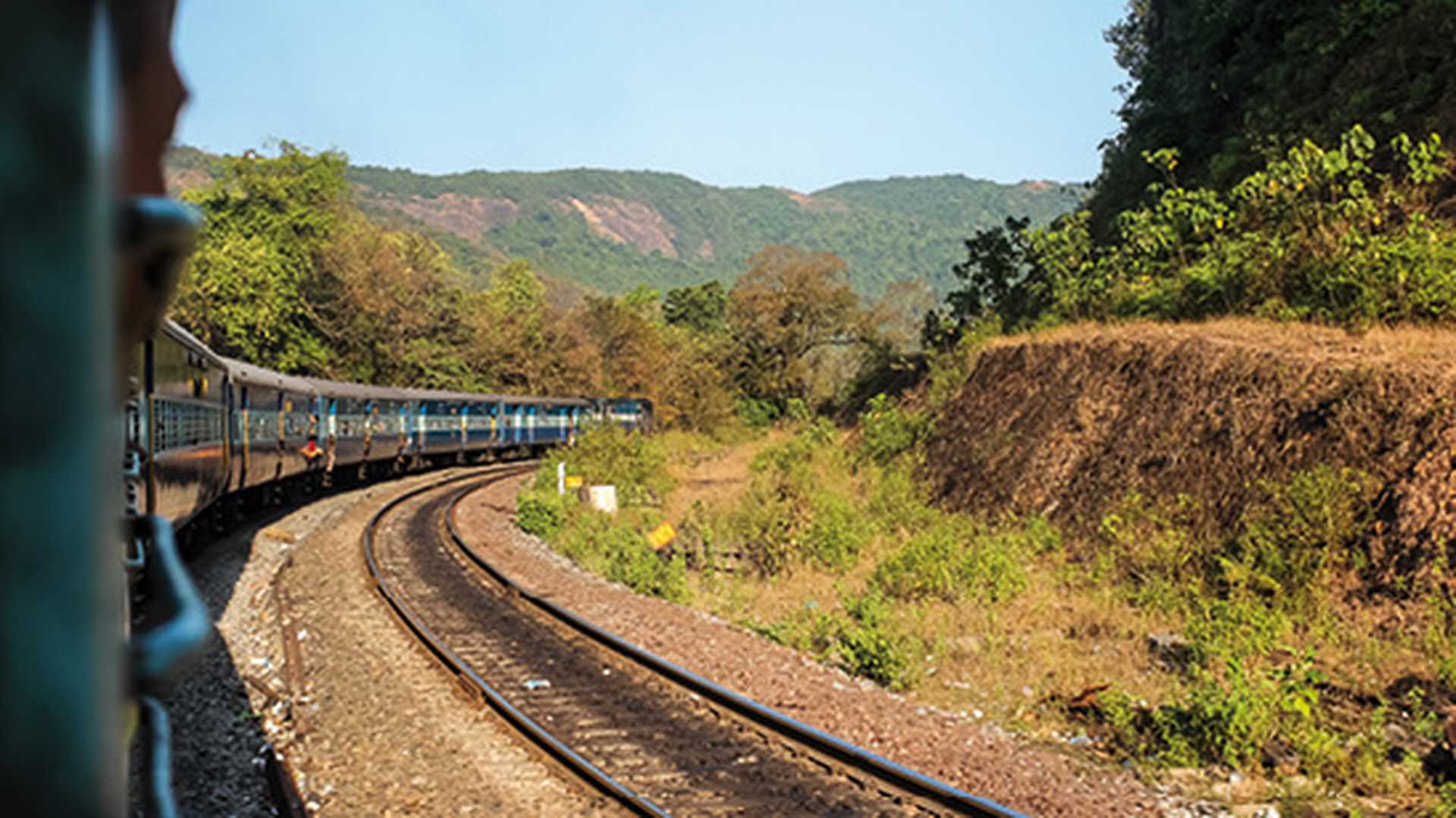 View from the train window, Indian Railways