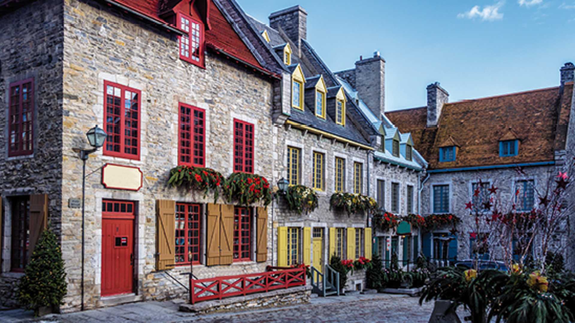 Place Royale buildings - Quebec City, Canada