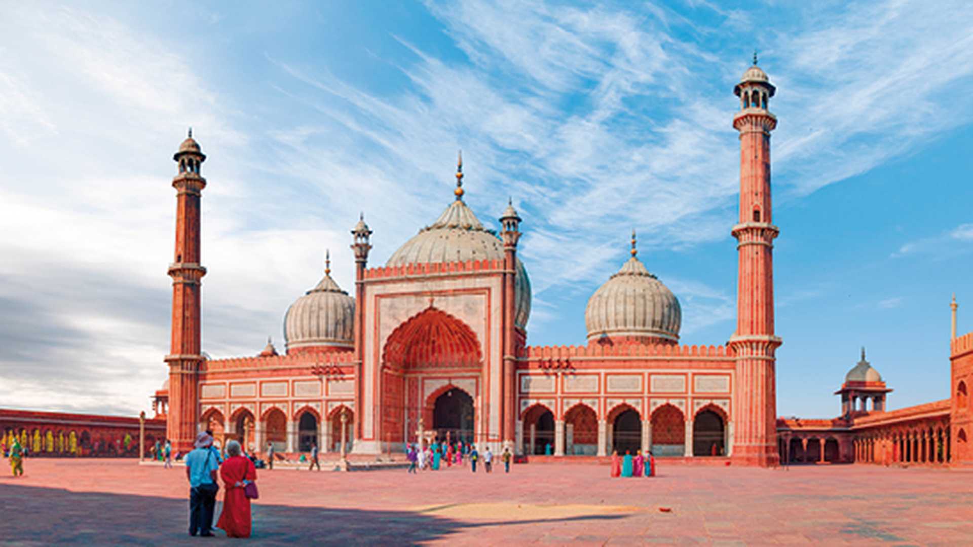 Jama Masjid, Old town of Delhi, India