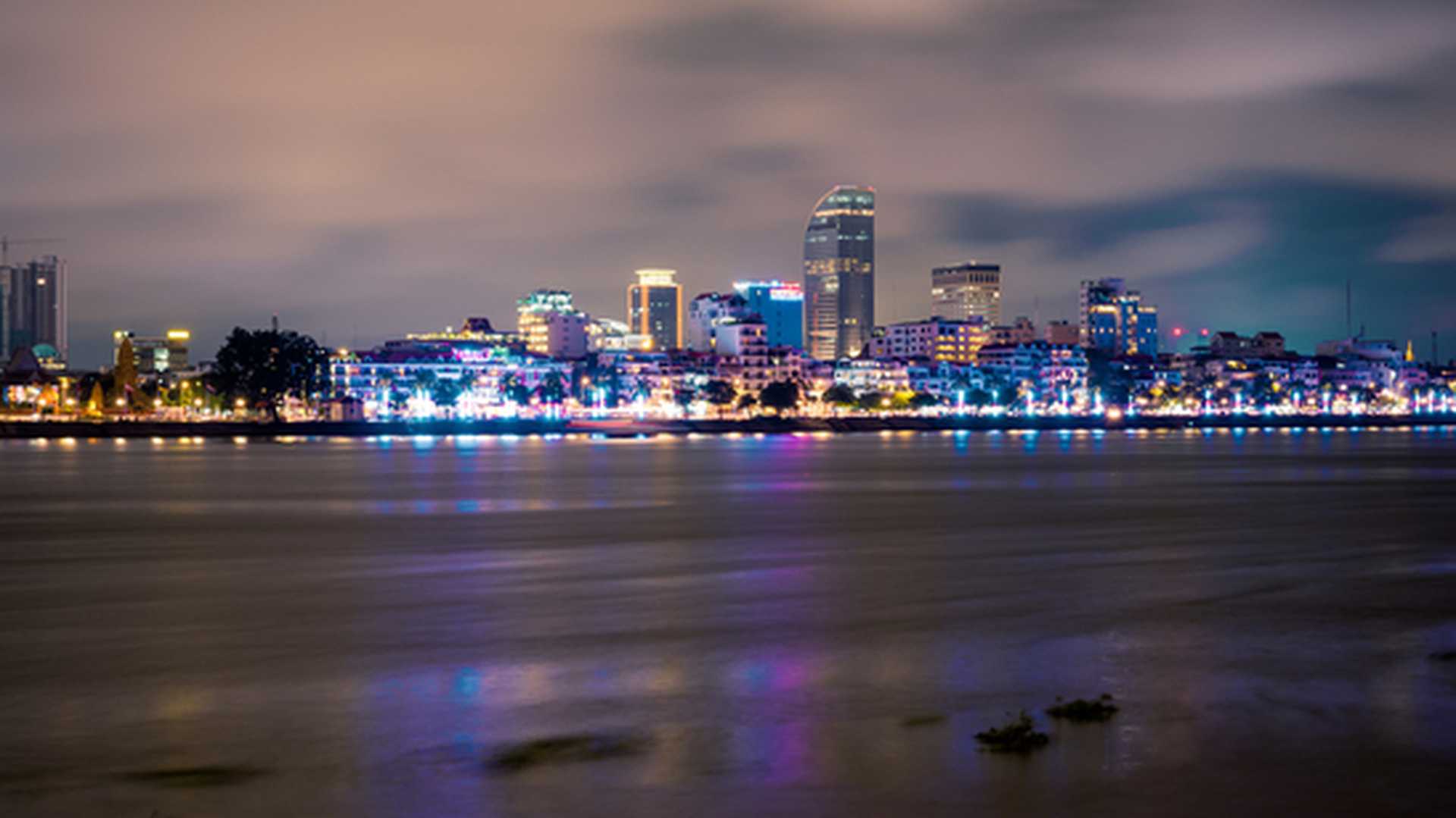 Phnom Penh and the Mekong River in Cambodia