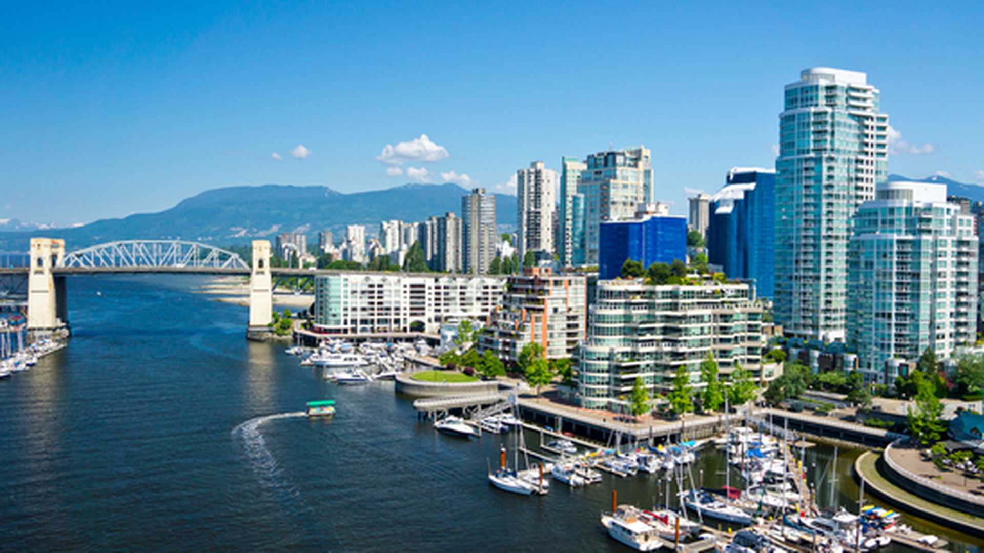 Views across Vancouver, Canada