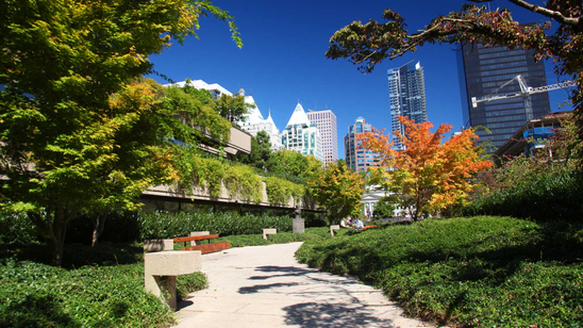 Robson Square in downtown Vancouver