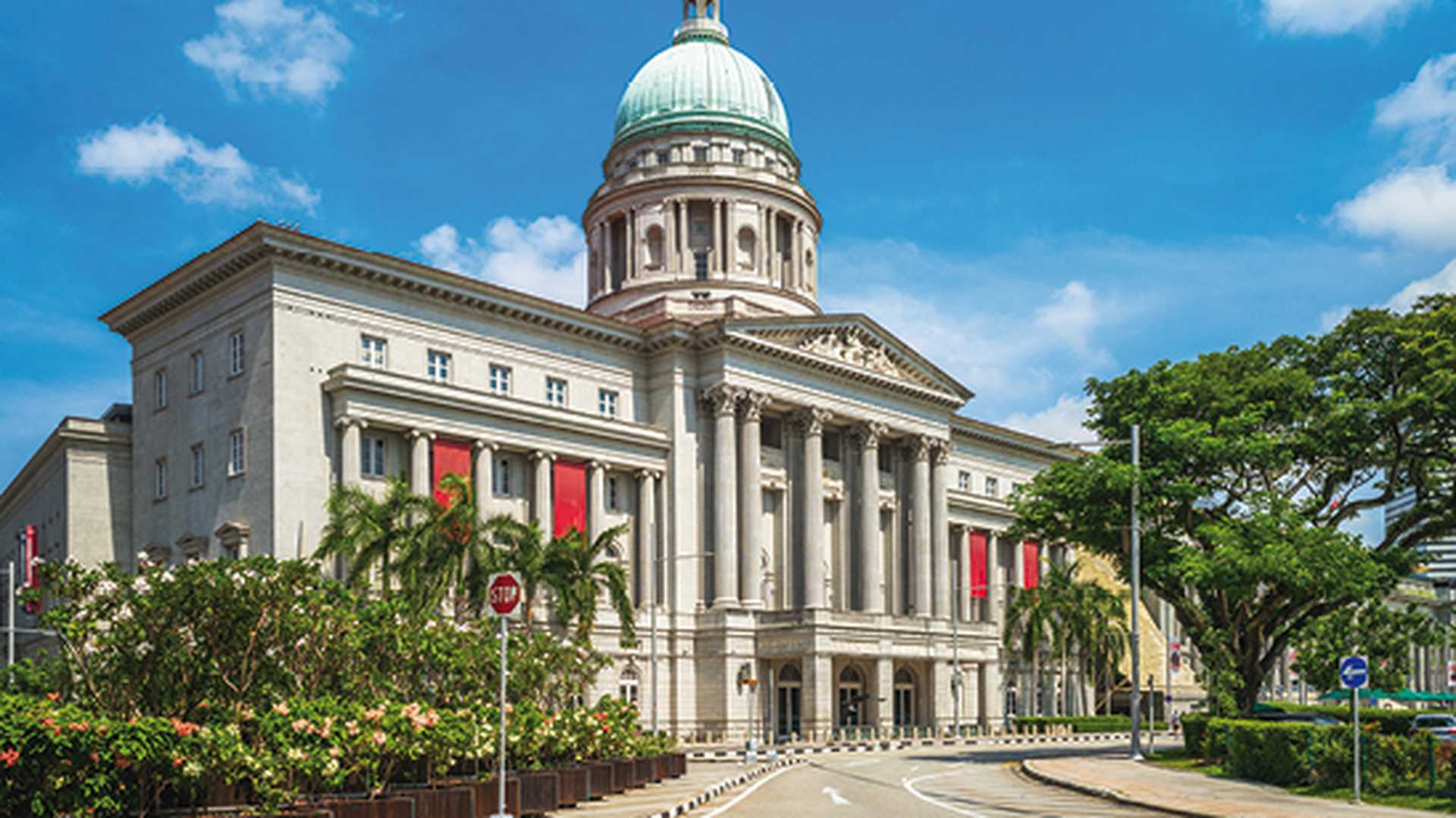 facade of National Gallery Singapore