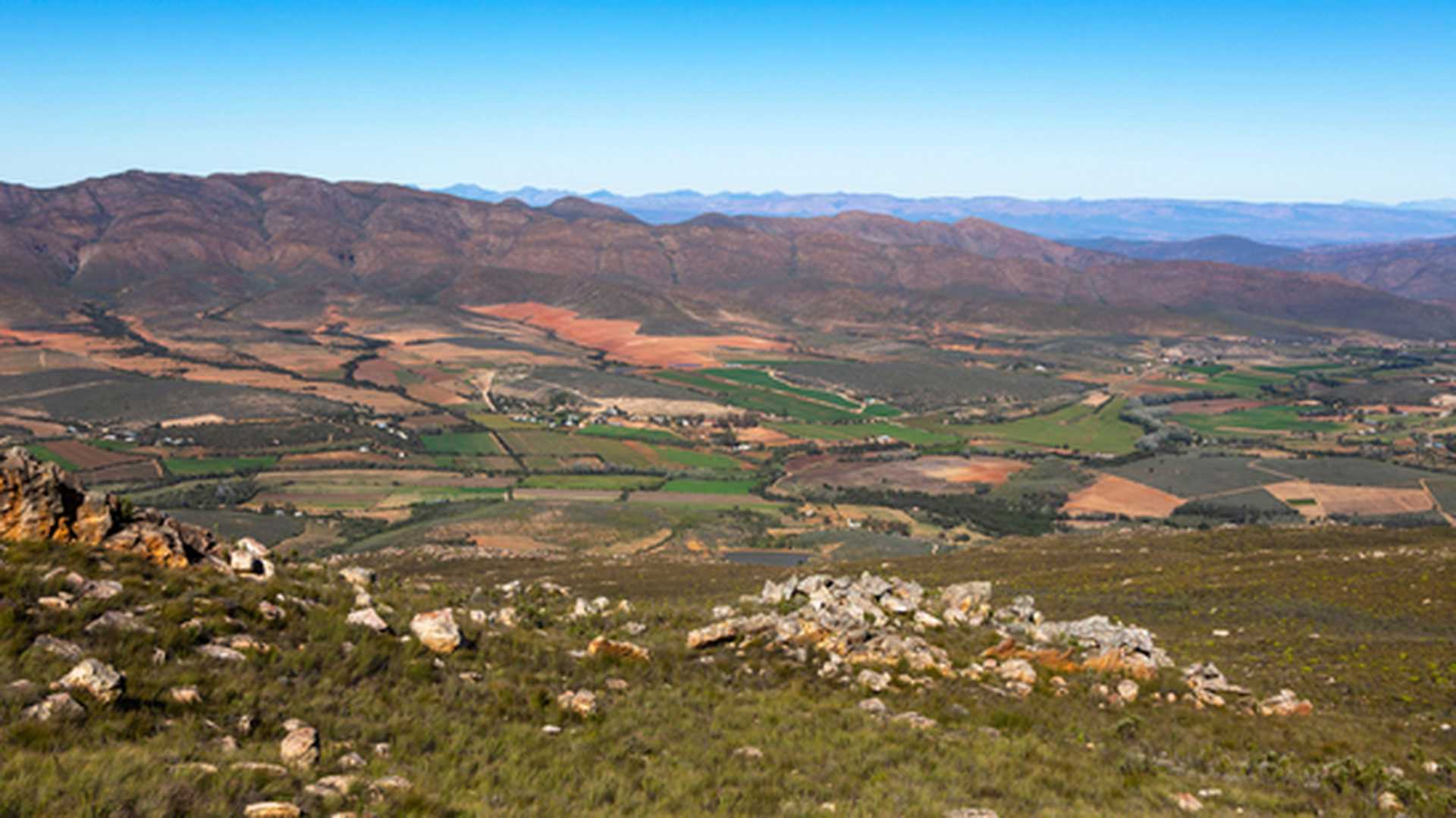 Views across Swartberg, South Africa