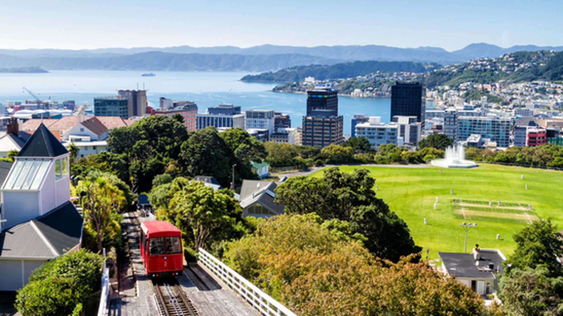 Stunning views of Wellington in New Zealand