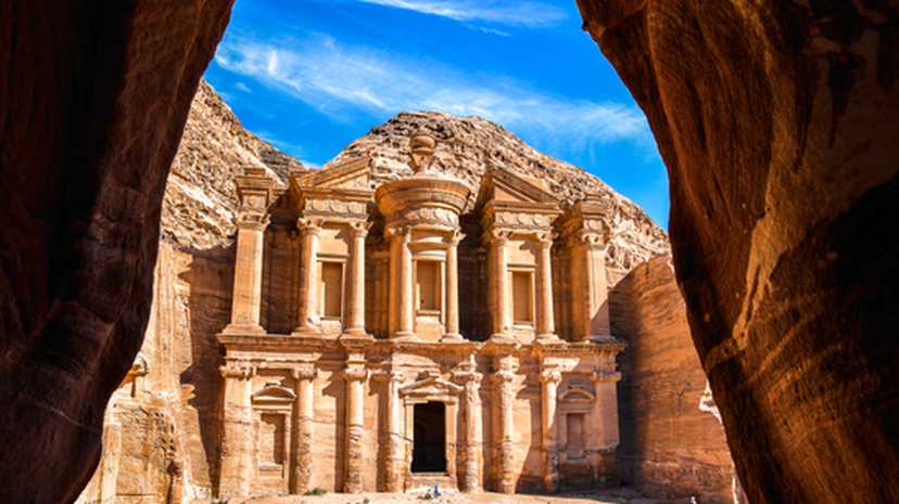 Stunning view of Petra, Jordan