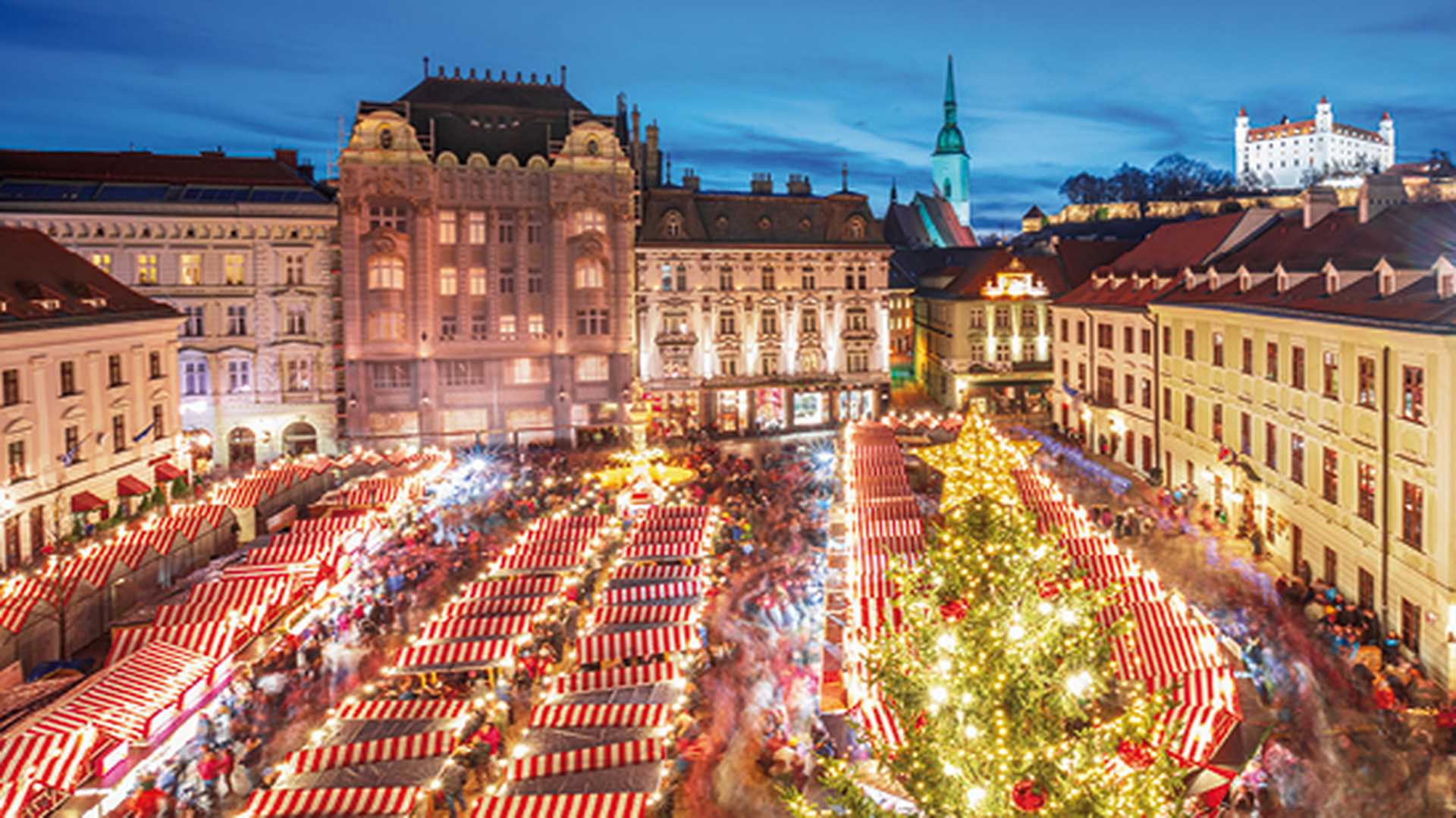 Christmas market, Bratislava, Slovakia