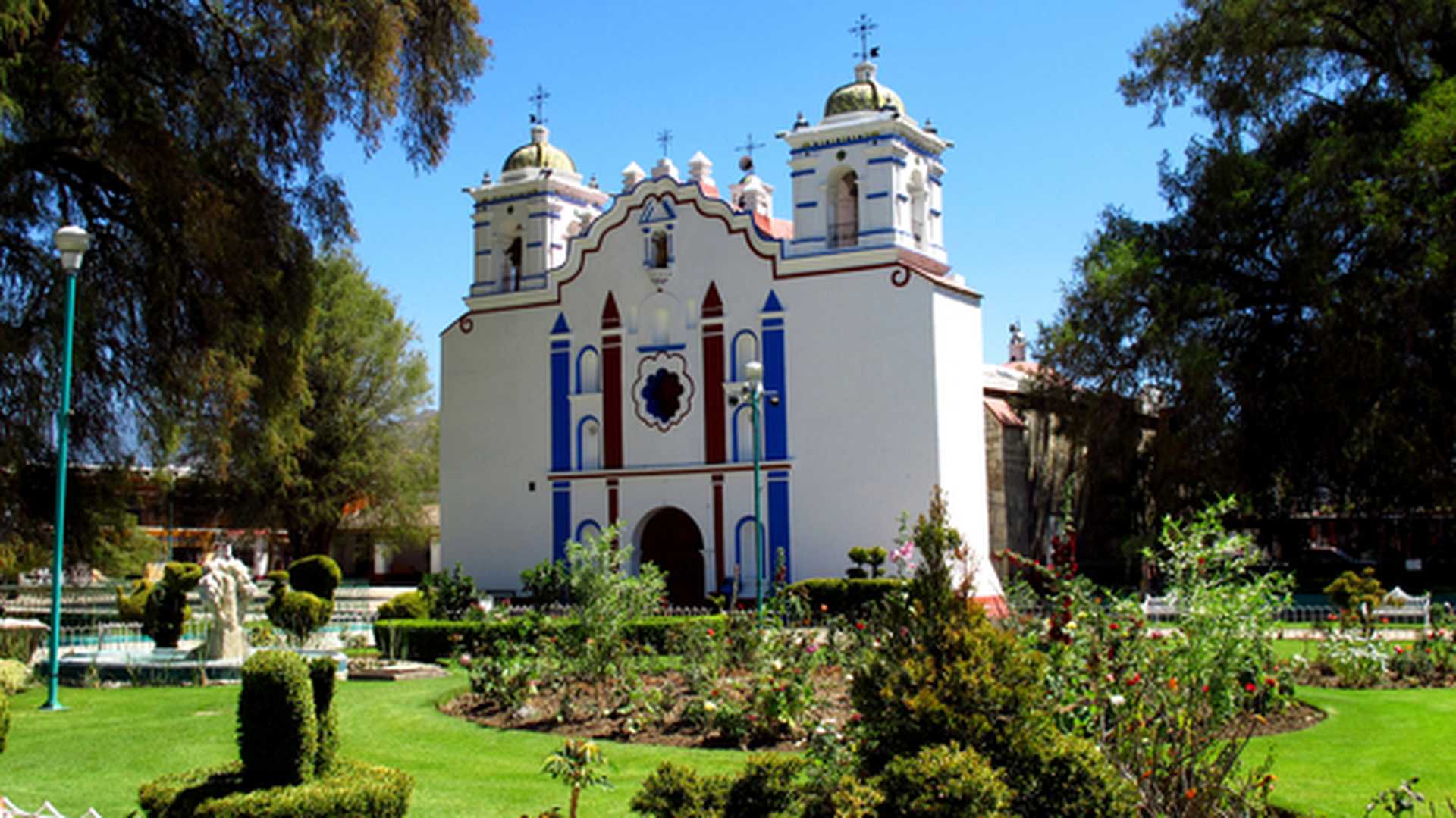 The church in Santa Maria del Tule, Mexico