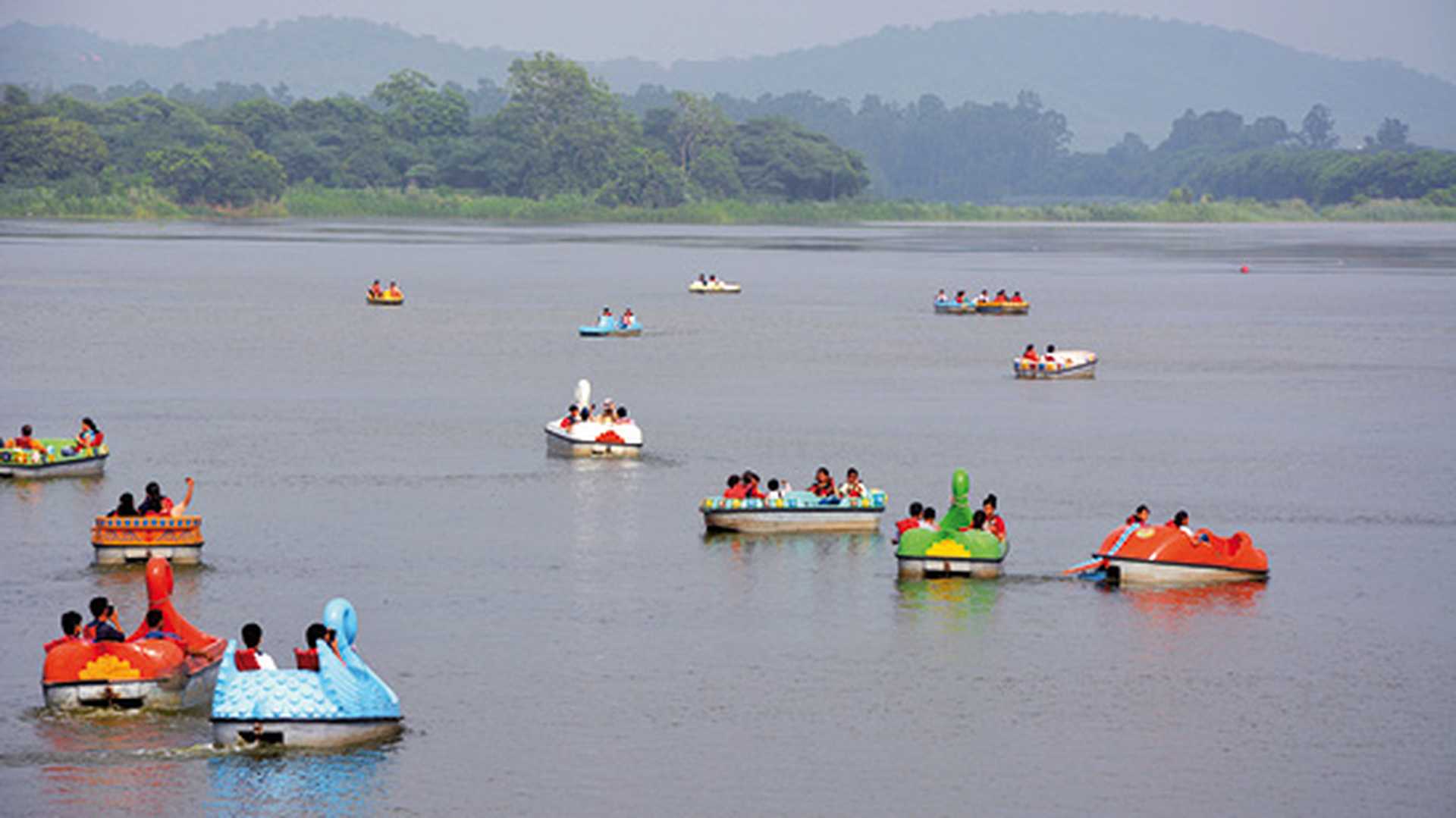 Sukhna lake chandigarh, India