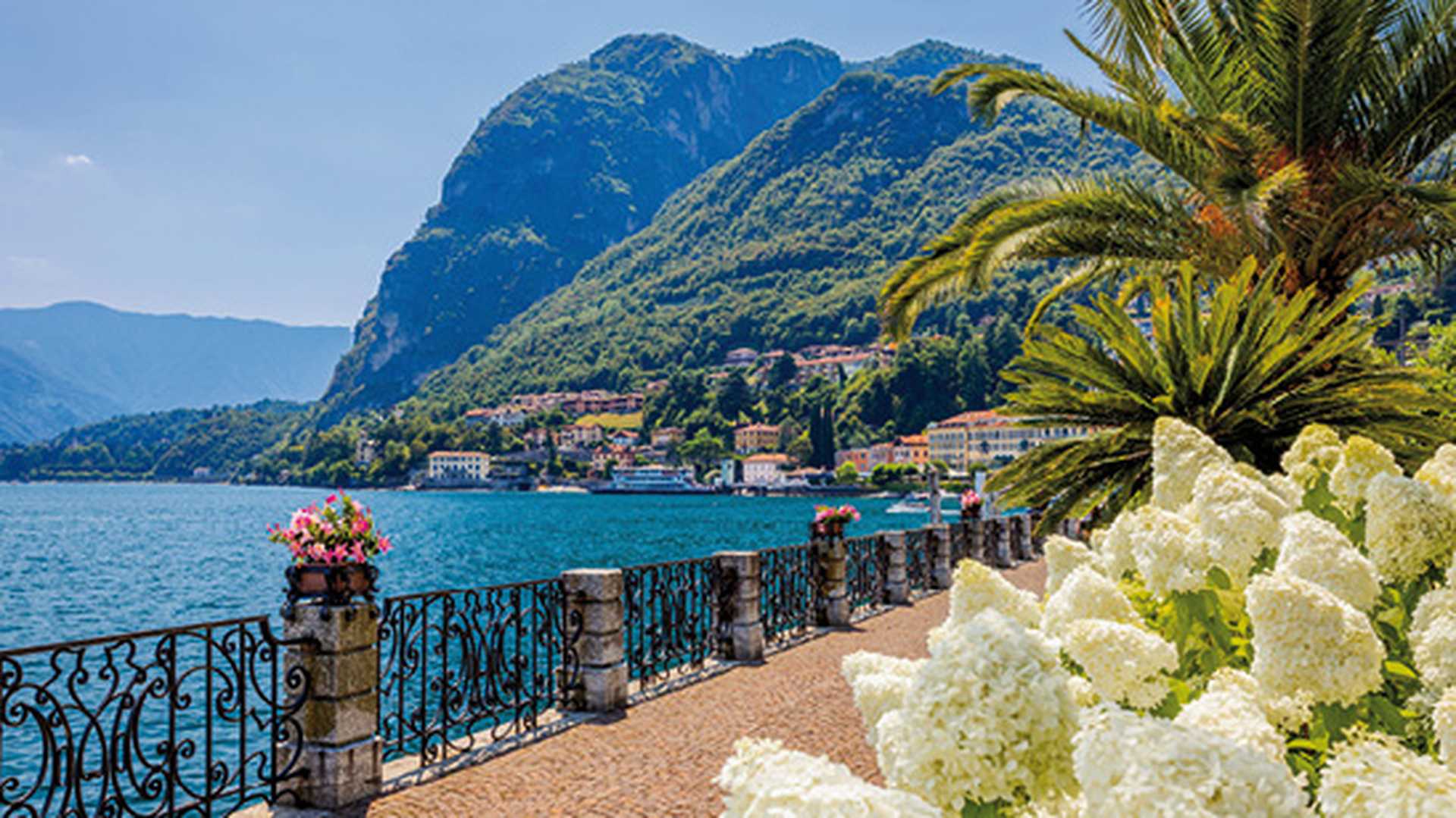 Menaggio Town Street, Lake Como, Lombardia, Italy