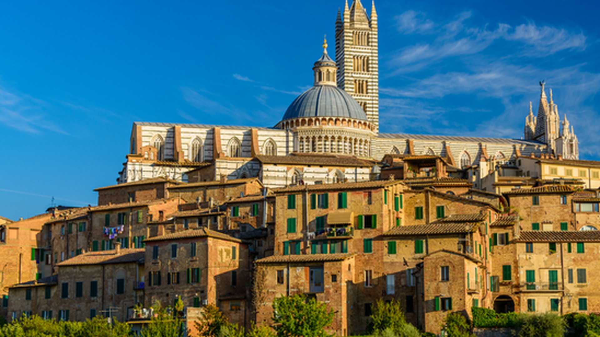 Panorama of Siena, Tuscany, Italy