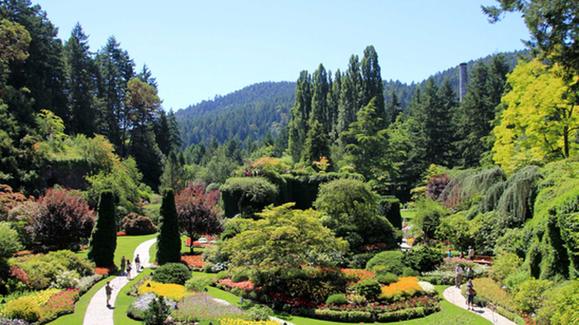Butchart Gardens in Victoria, British Columbia, Canada