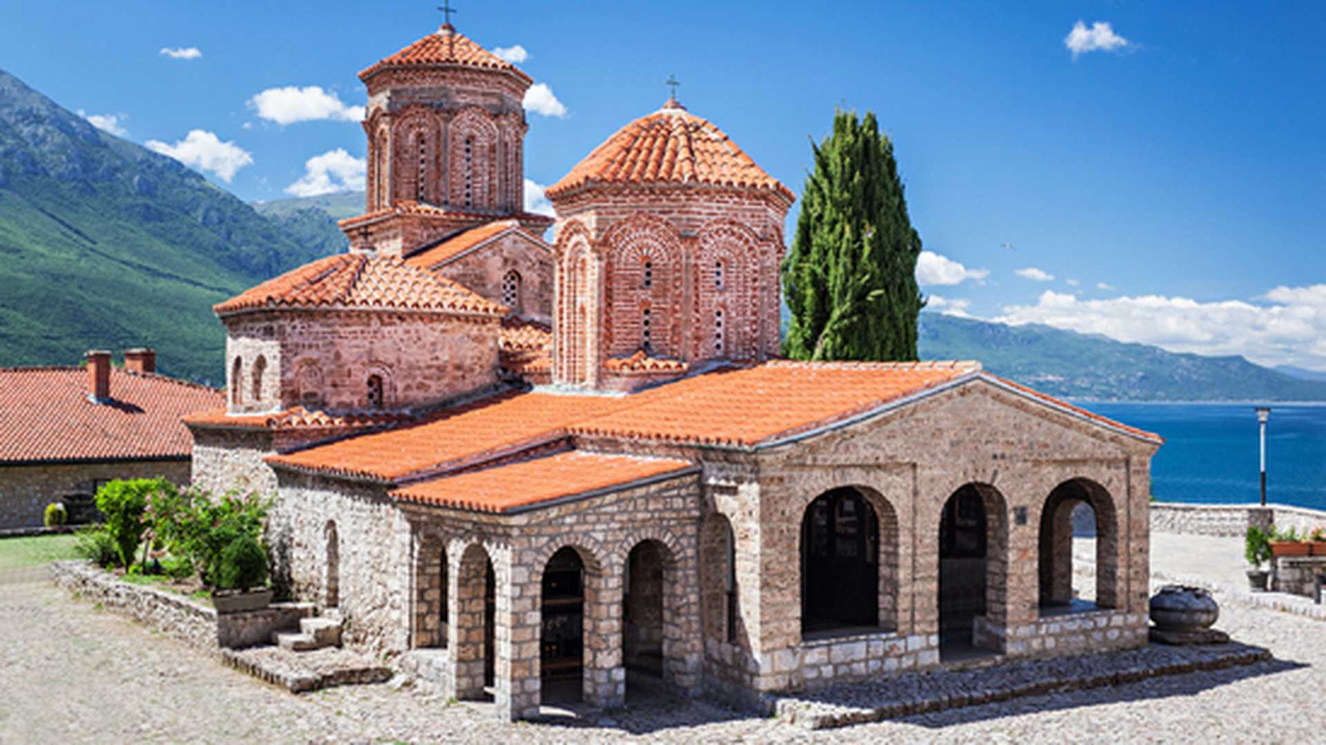 Saint Naum Monastery near Ohrid in Macedonia