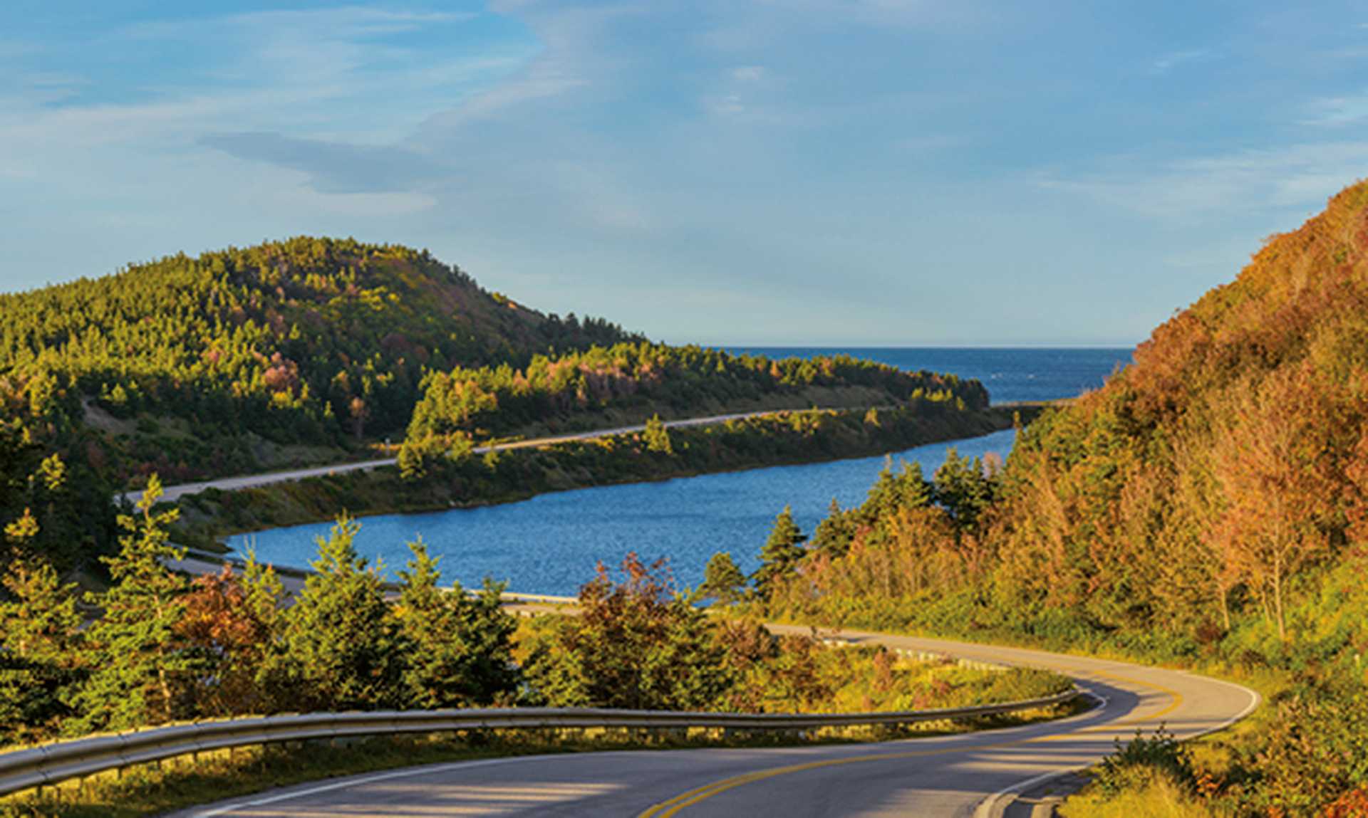 Cabot Trail Highway  (Cape Breton, Nova Scotia, Canada)