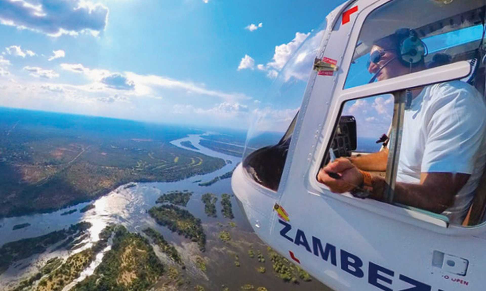 Victoria Falls helicopter flight