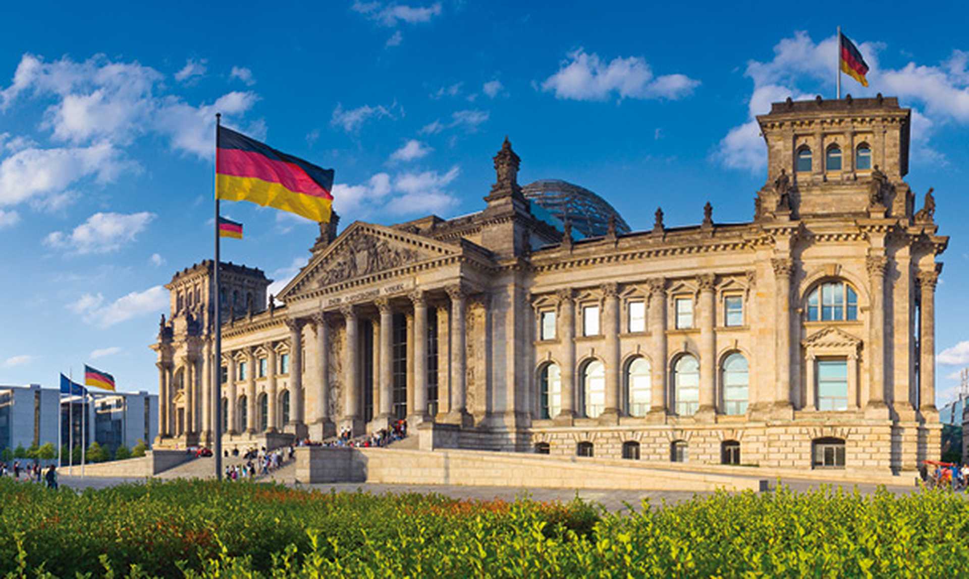 The Reichstag Parliament building Berlin