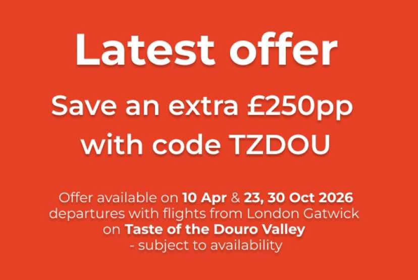 Travelzoo Taste of the Douro Valley offer