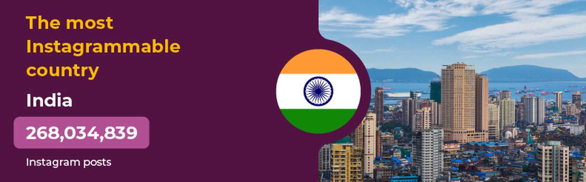 The most instagrammable country