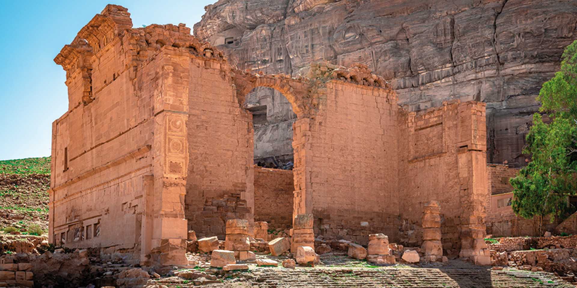 The ruins of Qasr al-Bint (Castle of the Pharaoh's Daughter), Jordan