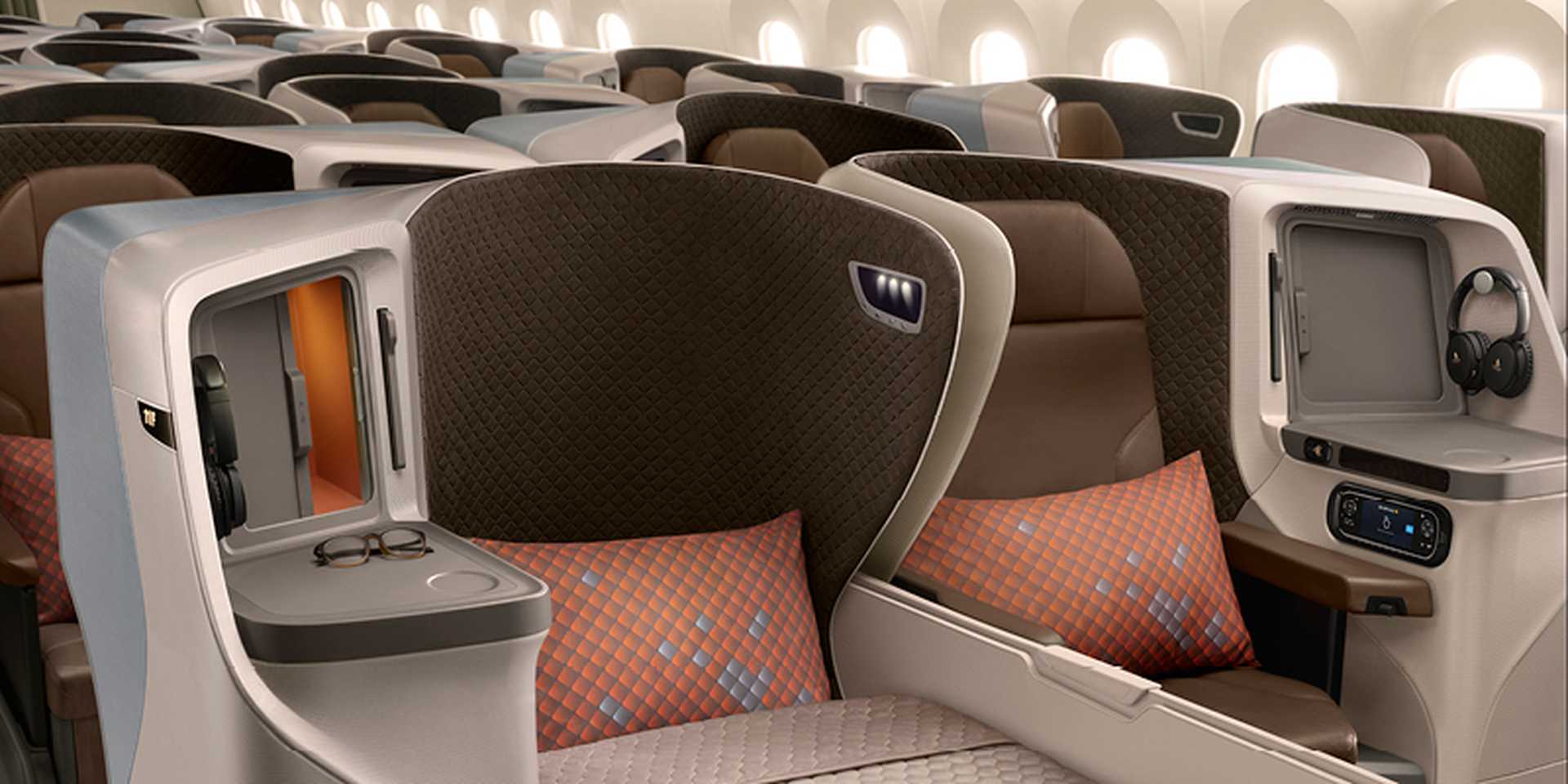 Singapore airlines - Business class seats