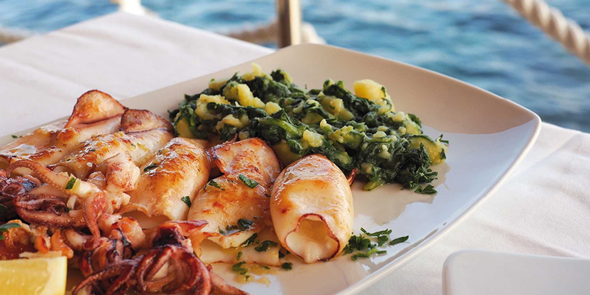 Traditional Croatian seafood