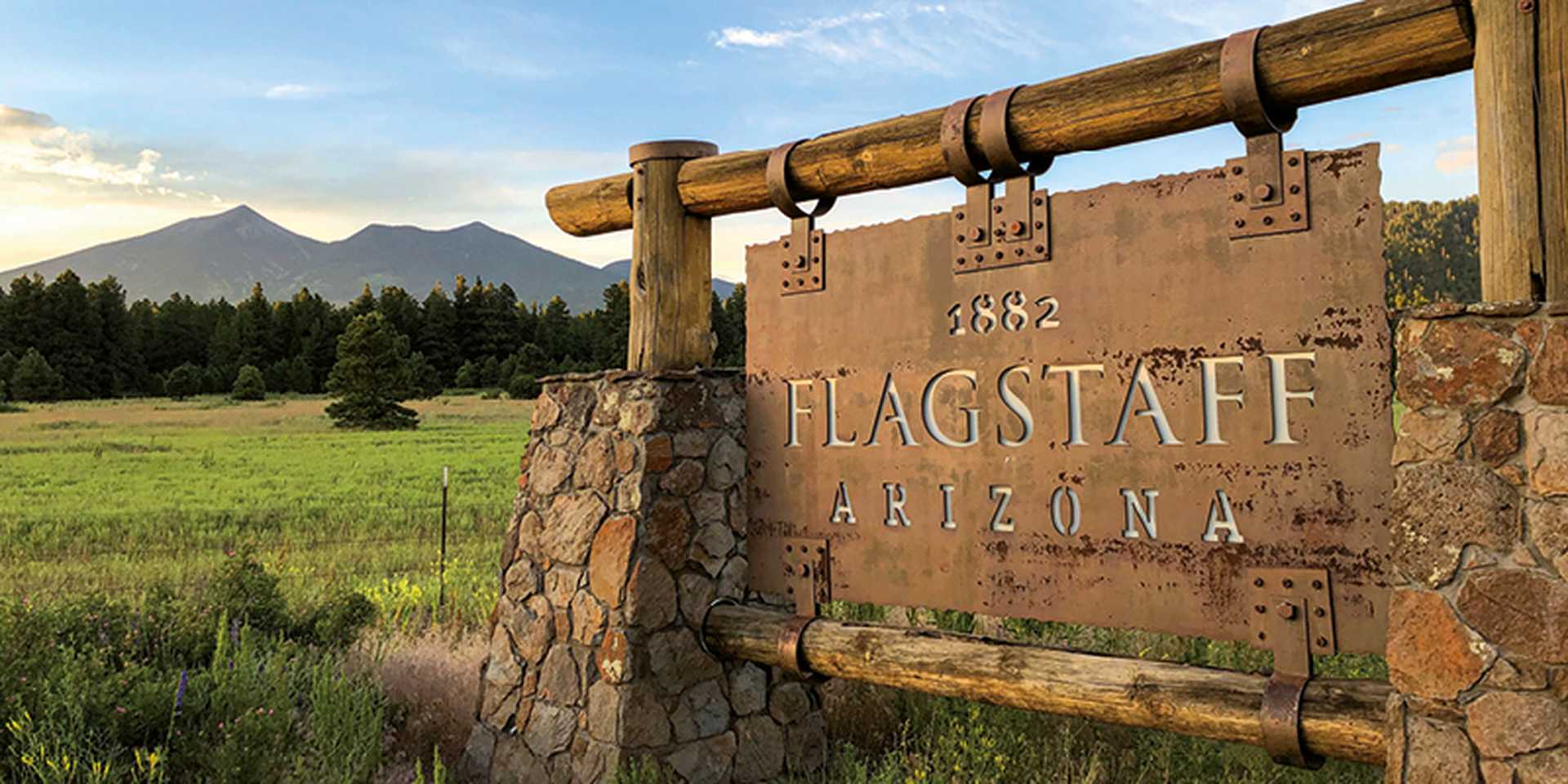 Flagstaff sign, Arizona