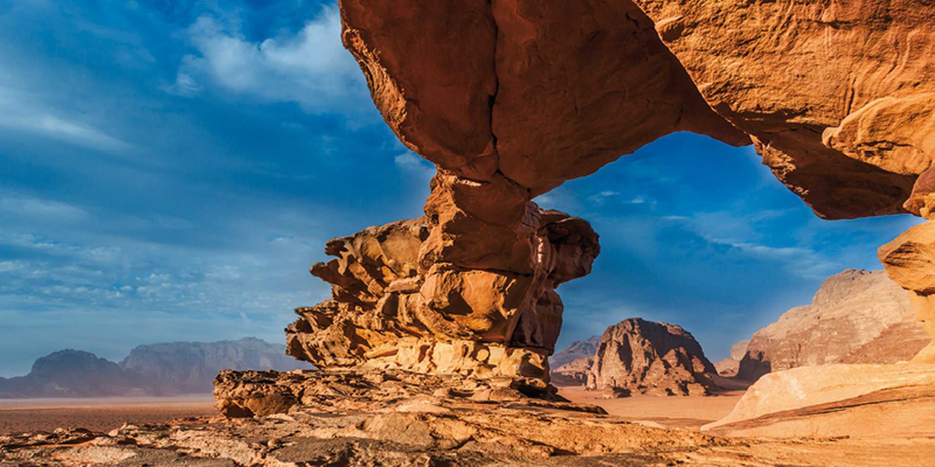 The Little Rock Bridge, Wadi Rum, Jordan