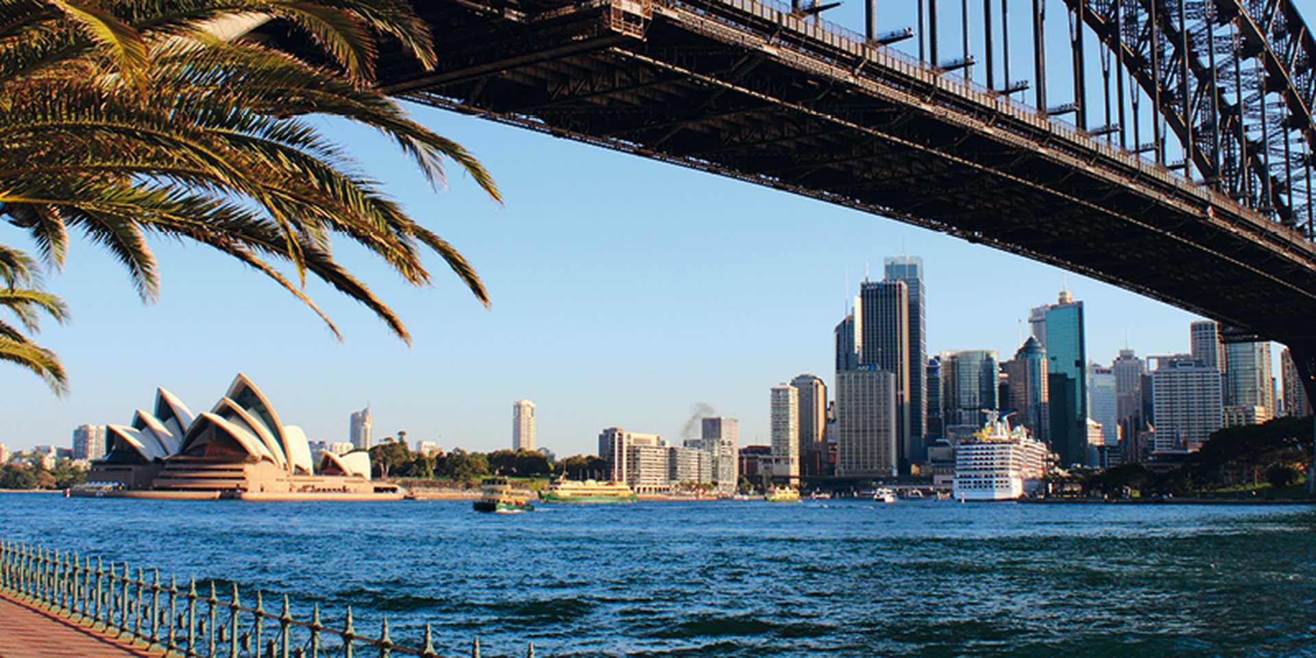 Sydney Harbor Bridge at sunset -  Australia