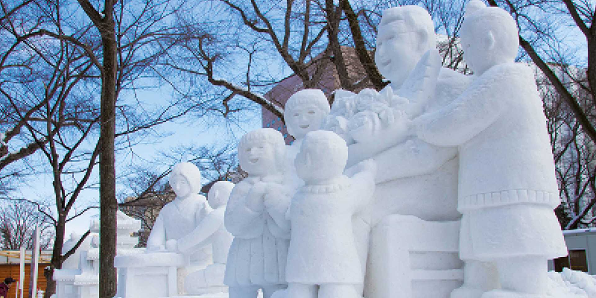 Amazing Character Snow Sculptures at the Sapporo Snow and Ice Festival, Japan, Asia