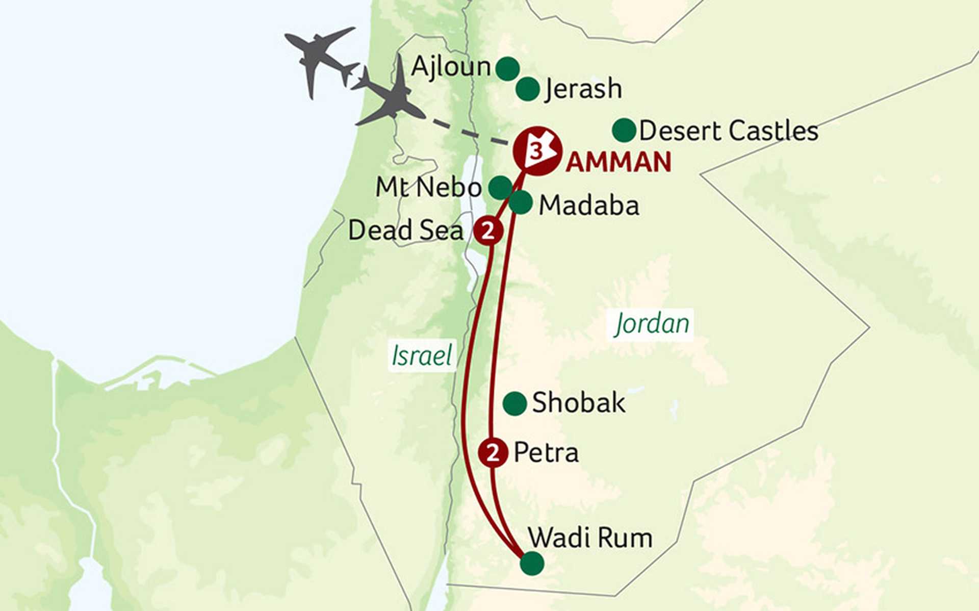 Jordan with Ancient Petra
