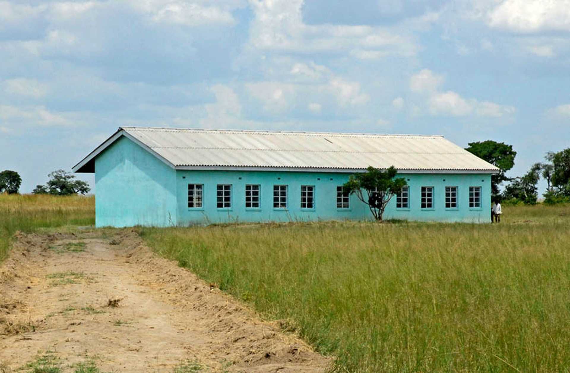 Exterior of a classroom at Chengeta School, Zimbabwe