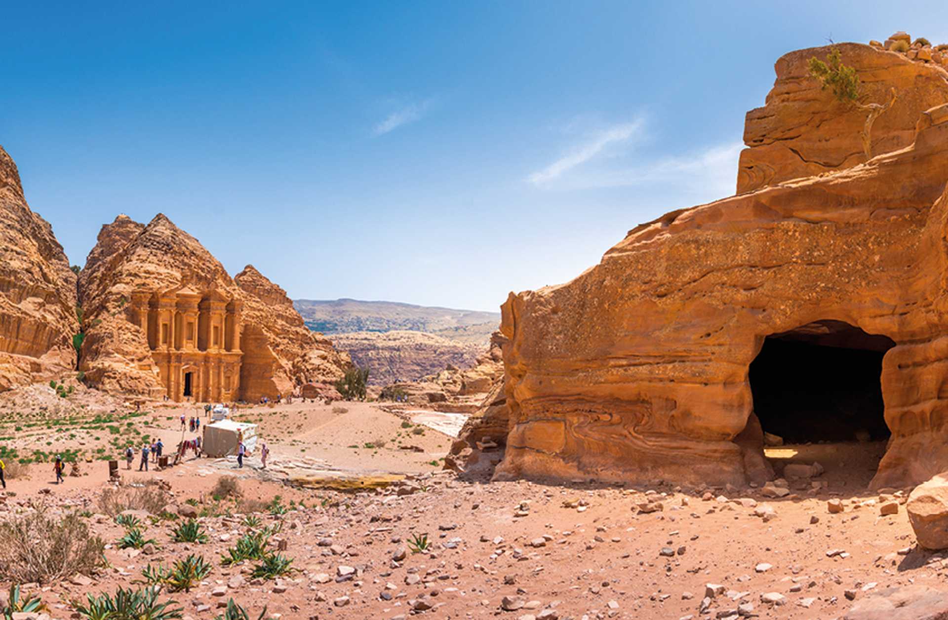 The rose-red city of Petra in Jordan