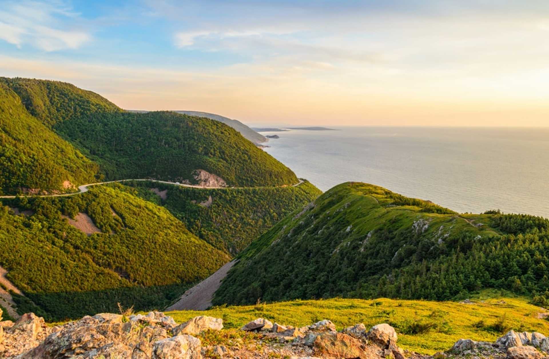 The scenic Cabot Trail, Canada