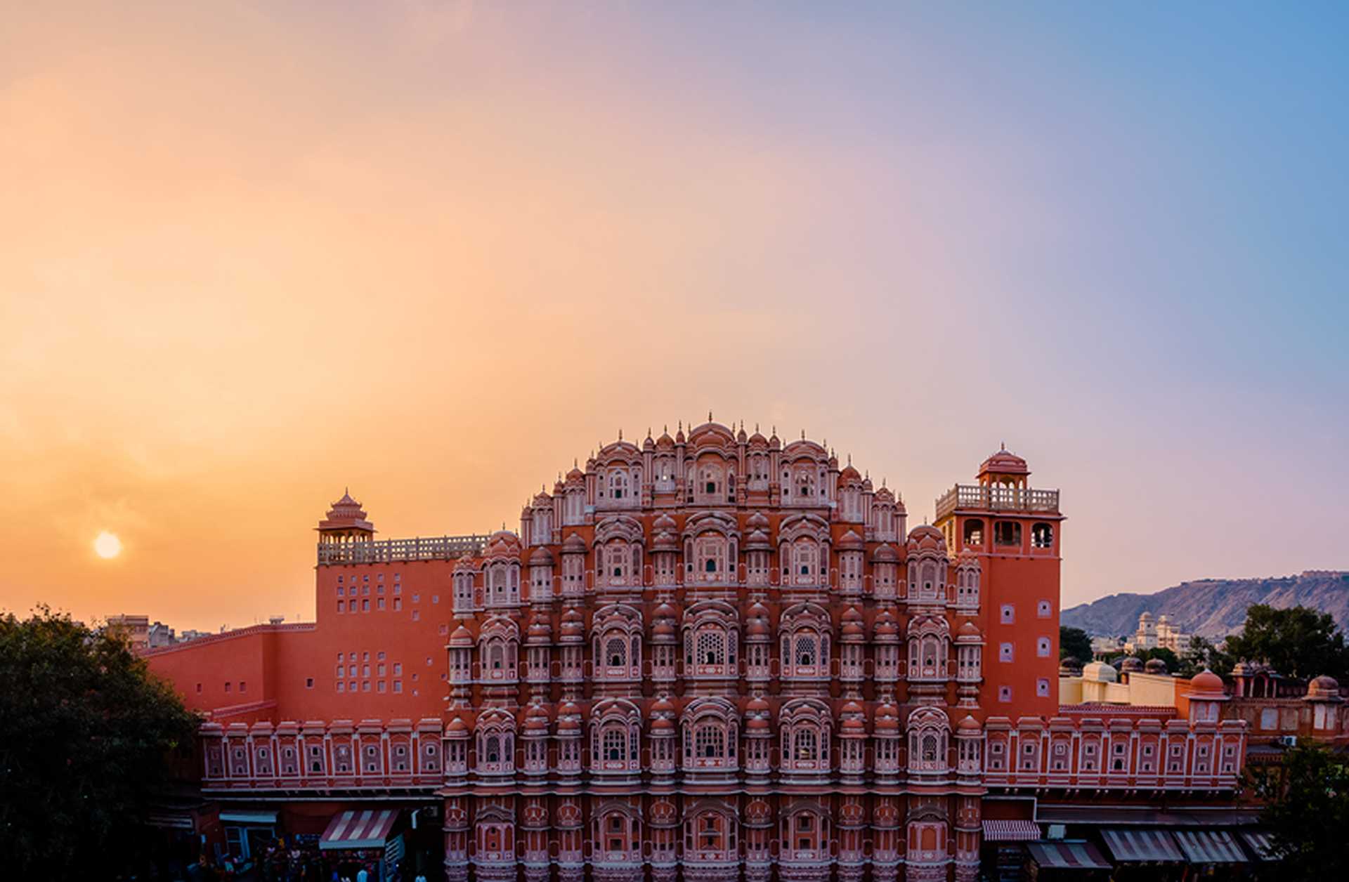 Hawa Mahal, or Palace of Winds, in Jaipur, India