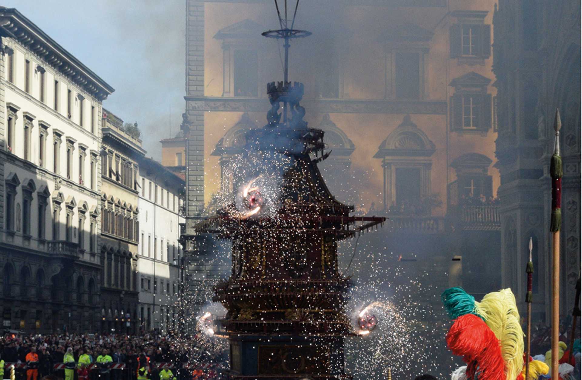 Easter celebrations in Florence, Italy