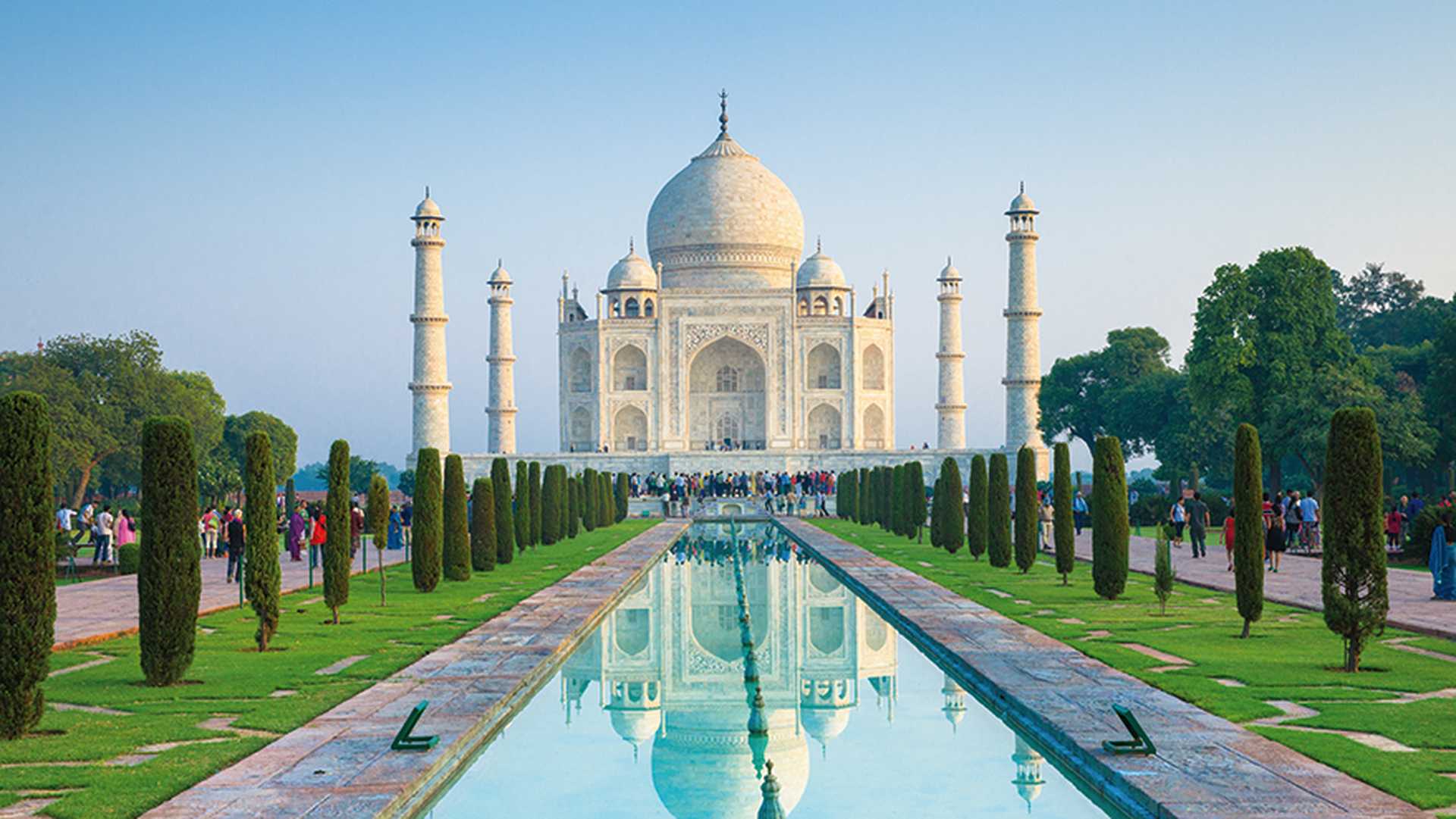 Admire the Taj Mahal
