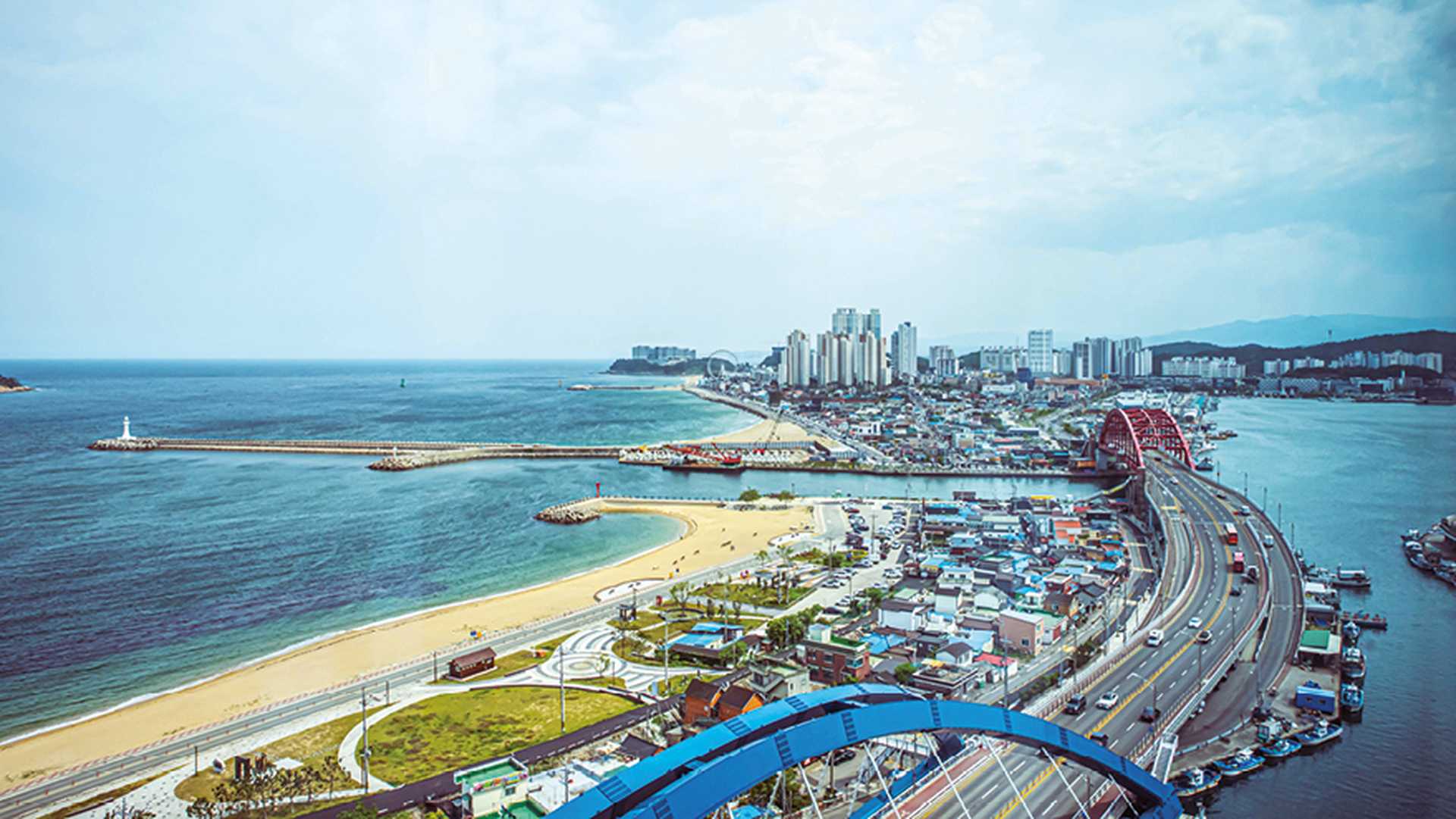 South Korea - Sokcho citiscape