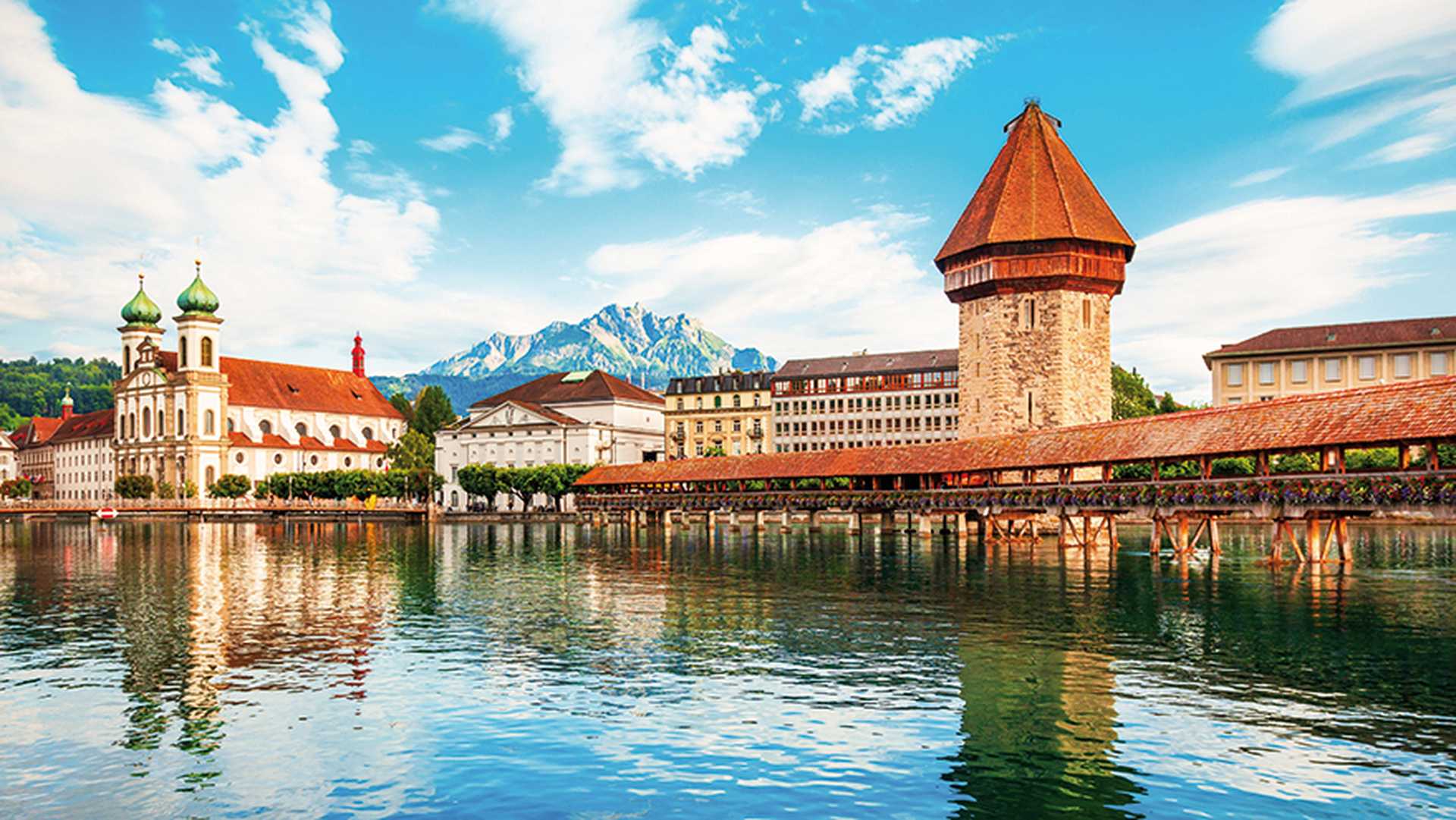 Lucerne and the Chapel Bridge