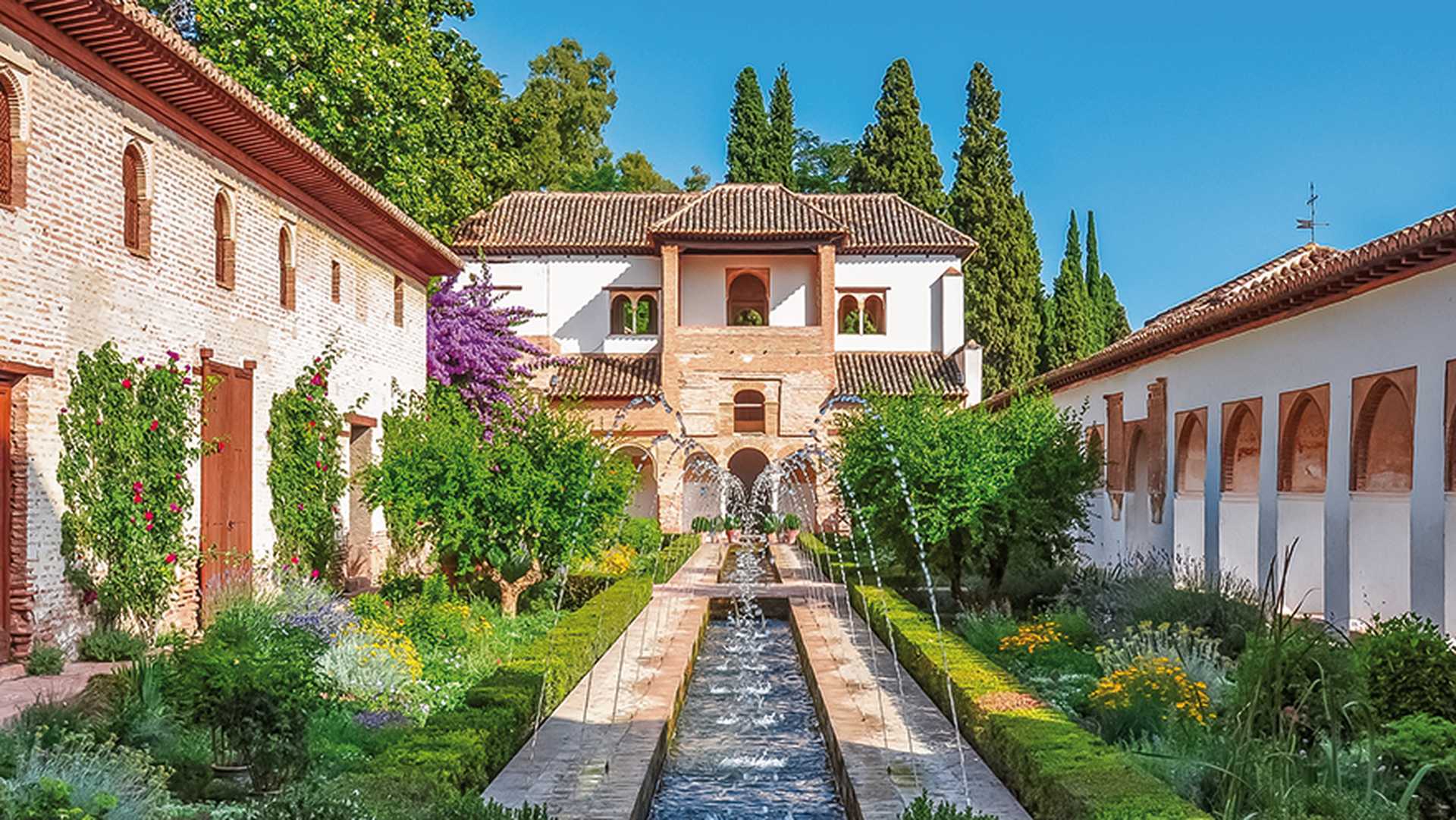 Generalife gardens at Alhambra