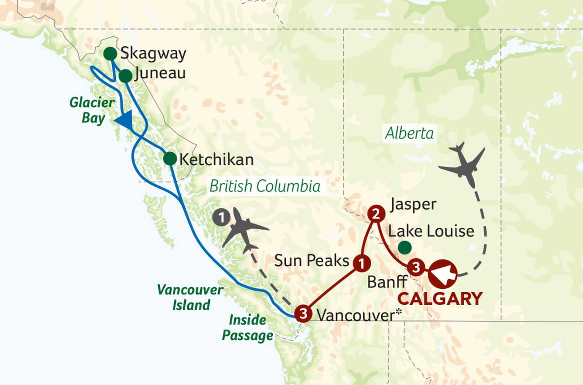 Rockies and Alaska Grand Discovery