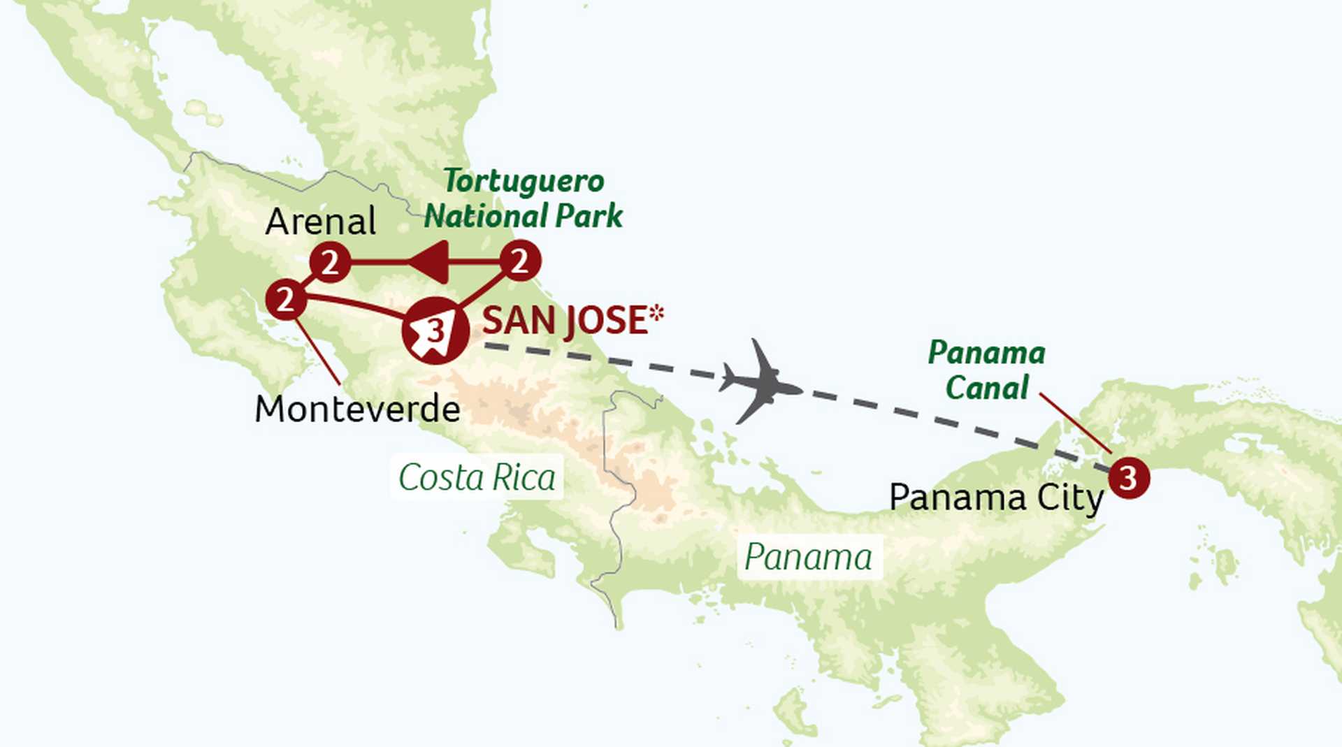 Natural Wonders of Costa Rica with the Panama Canal