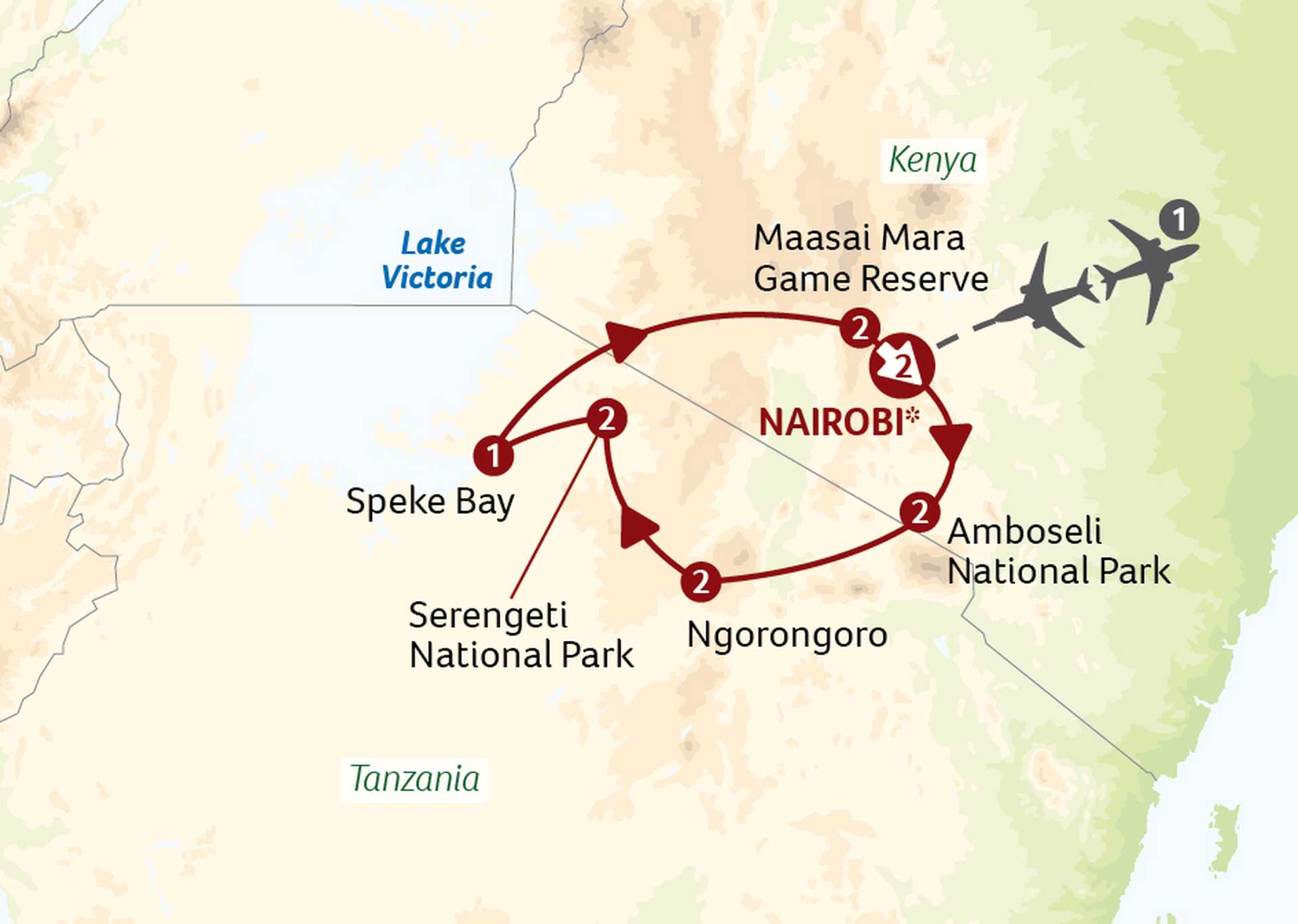 The Best of Kenya and Tanzania - Great Migration and Big Game Safari